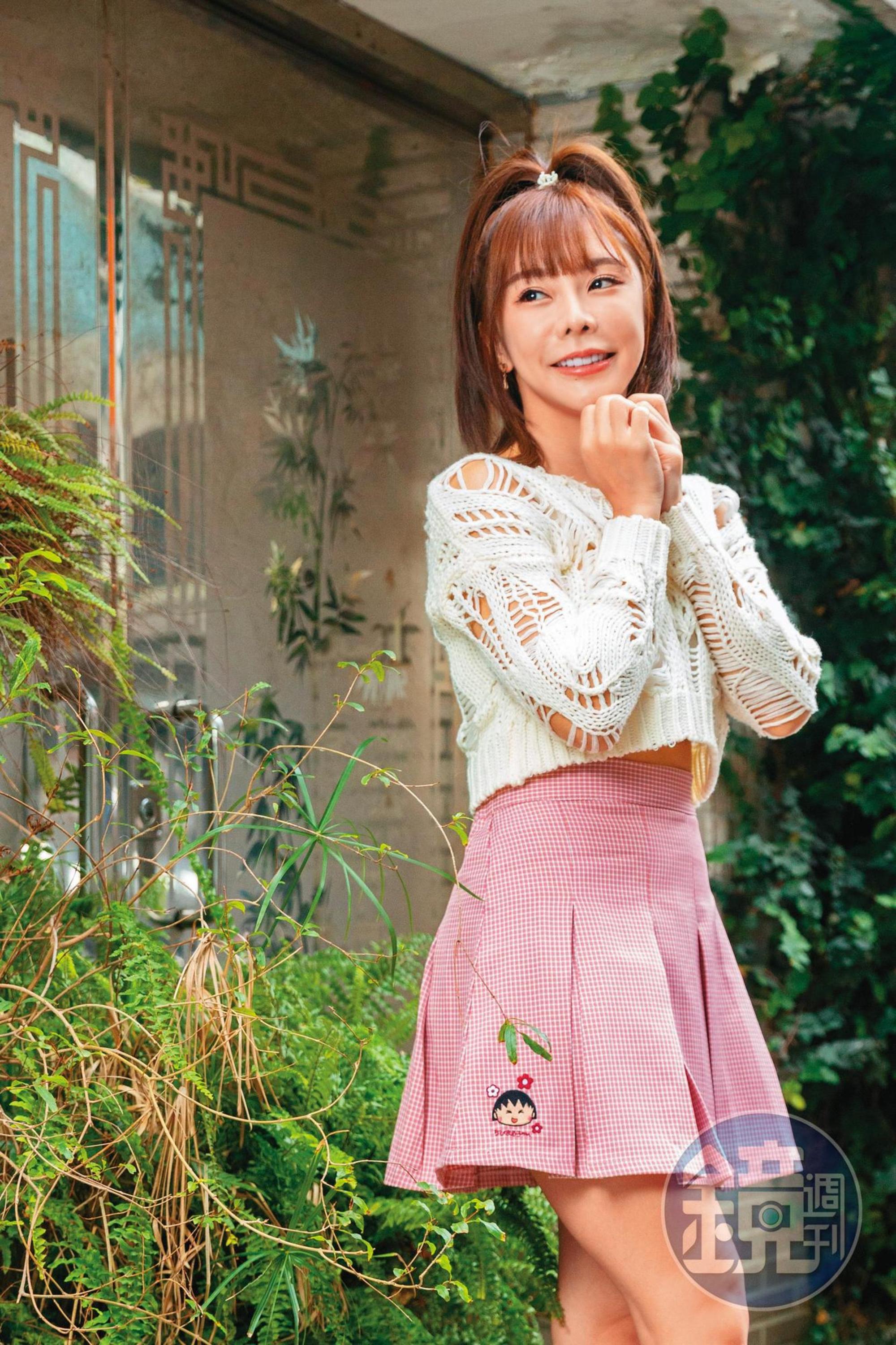  巫苡萱當年因在展場擔任Show Girl與家裡鬧革命。