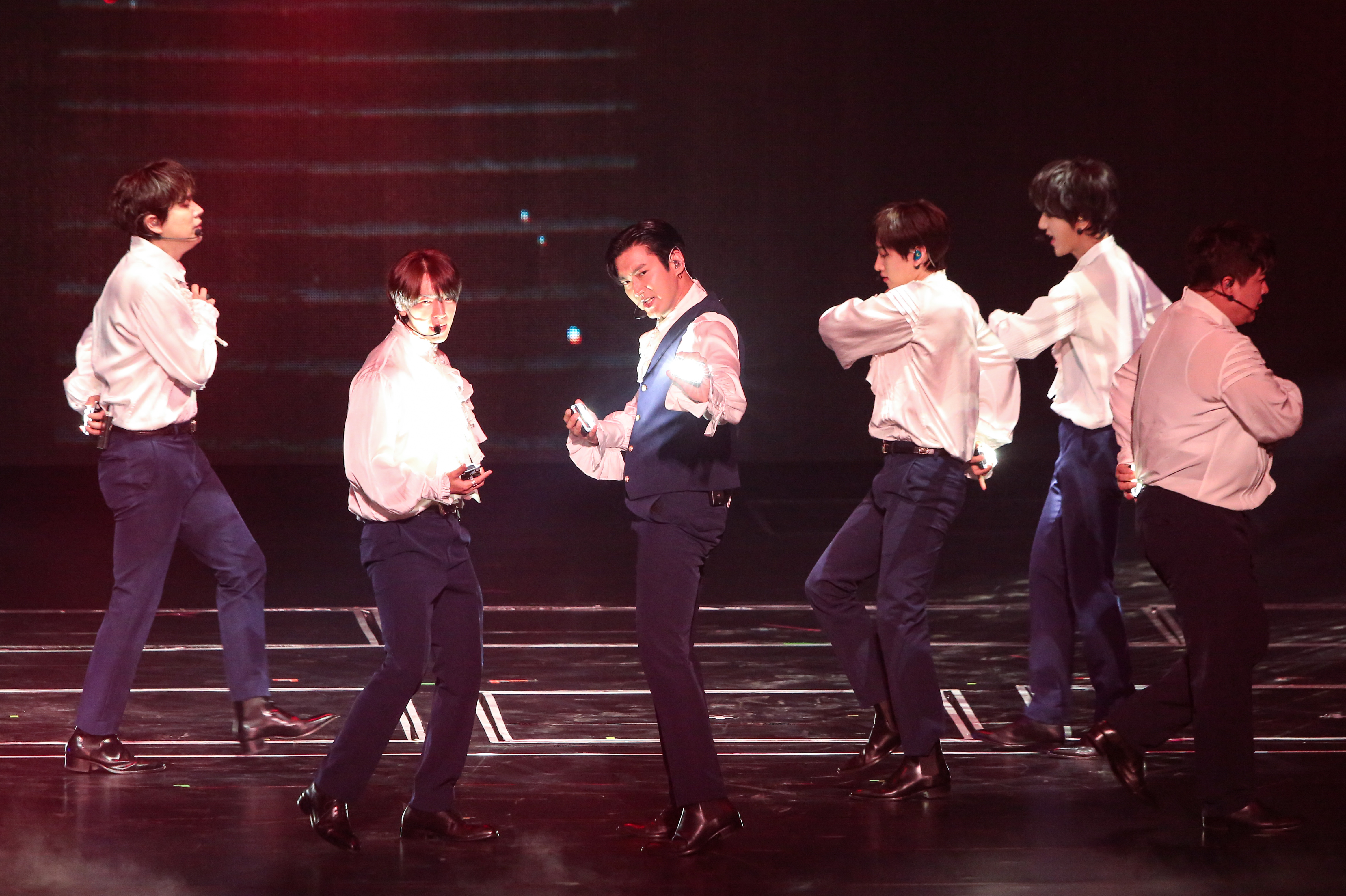 Super Junior久違再登台北小巨蛋，在粉絲的尖叫聲中魅力全開。
