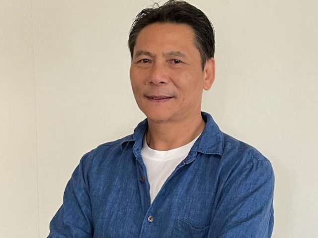 連江縣長選戰，王忠銘自行宣布當選。（翻自王忠銘YT）