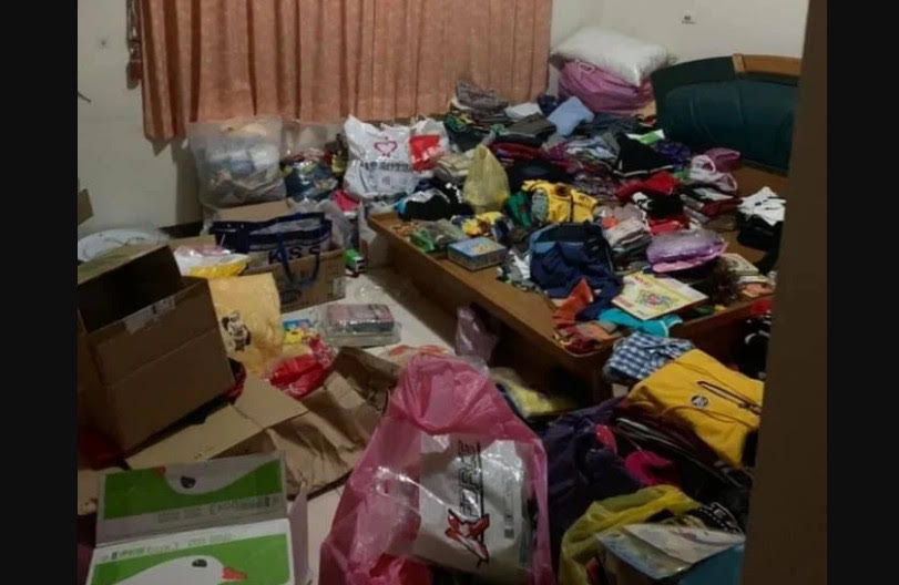 網友在網路上傳垃圾屋示意圖，自爆現實中啃老的妹妹在網路上化身酸民霸凌網友。（翻攝Dcard）