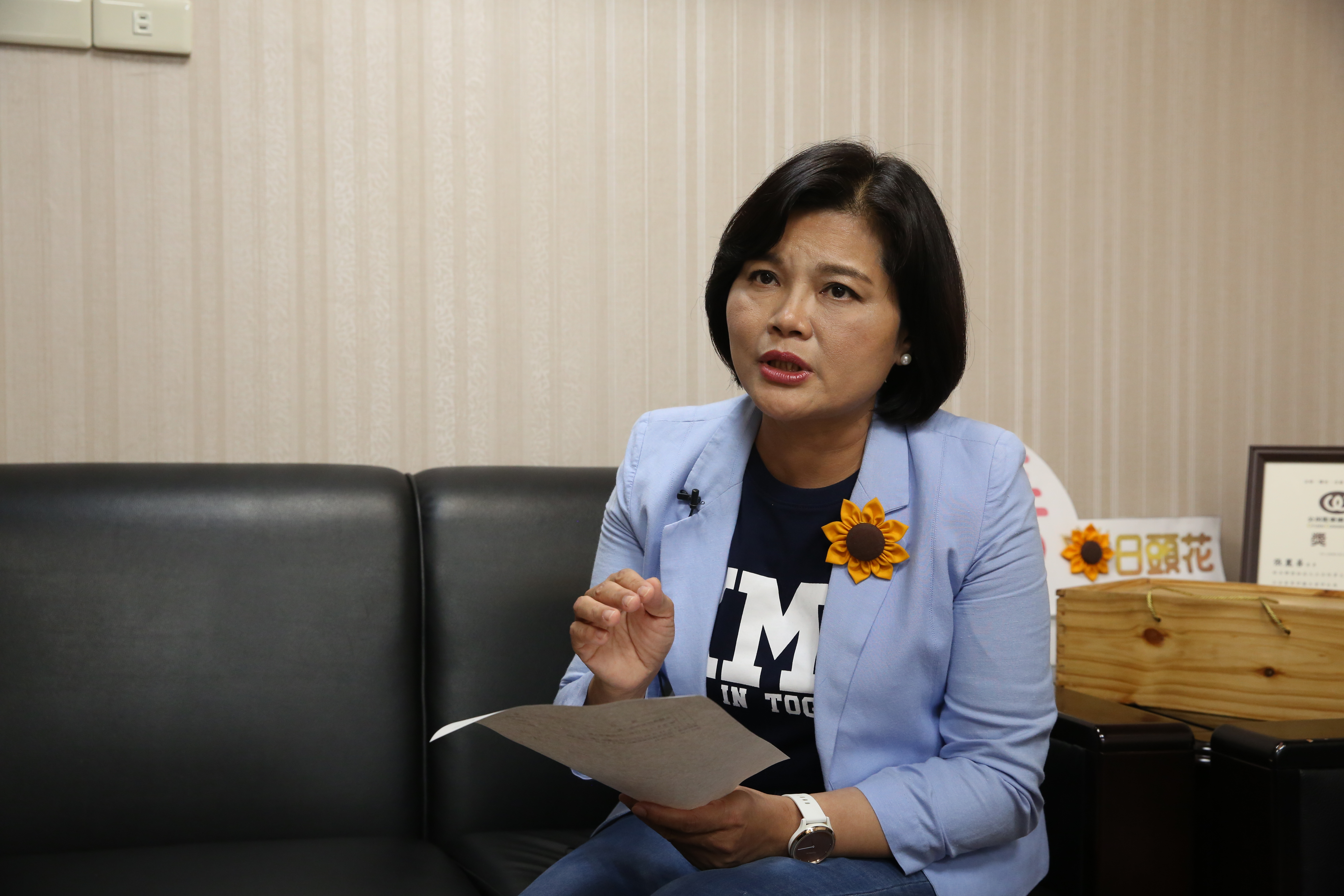 張麗善稍早自行宣布當選，連任雲林縣長。