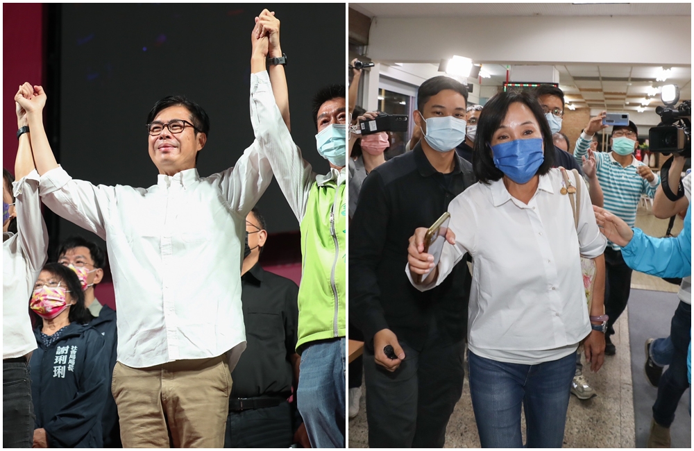 對決現任高雄市長陳其邁，國民黨柯志恩自行宣布敗選。