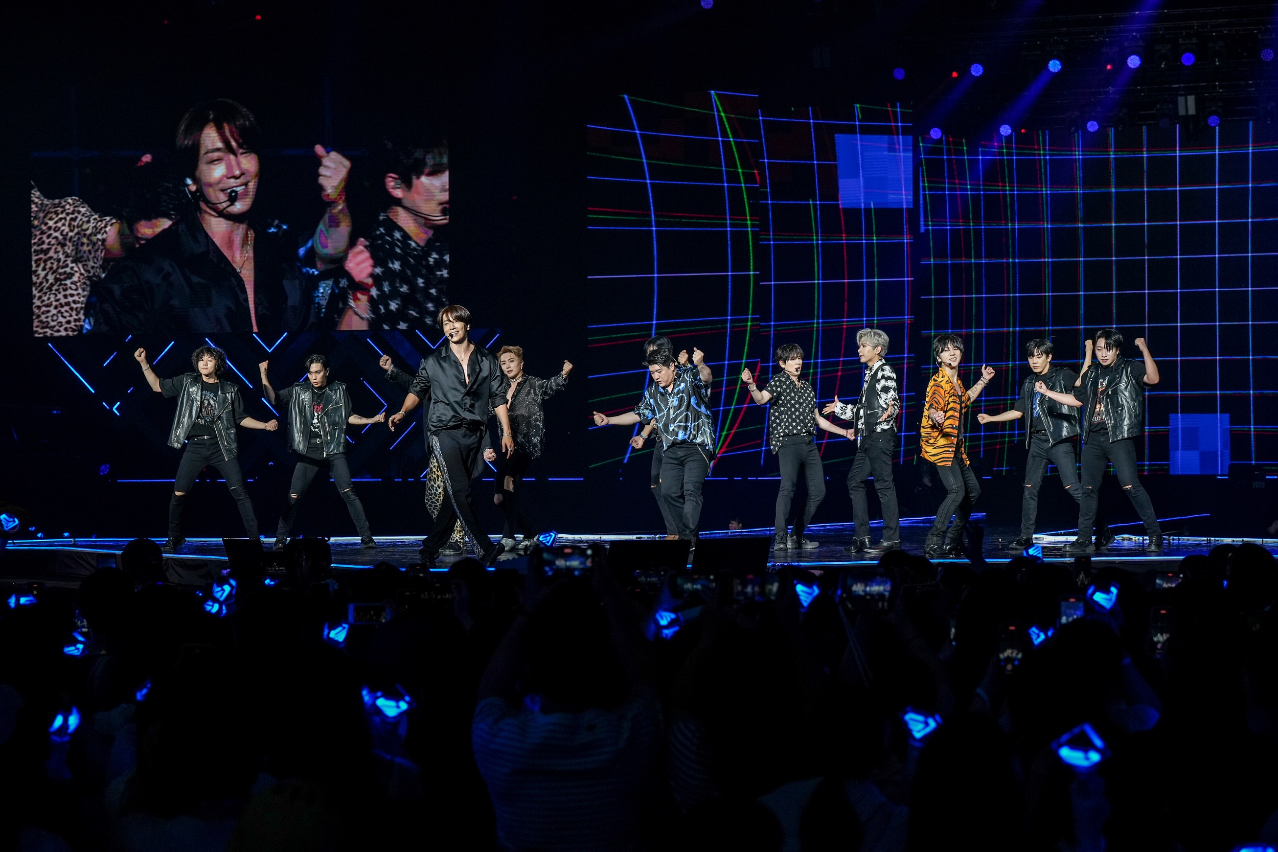 Super Junior演唱會第二場粉絲應援依然火力全開。（超級圓頂提供）