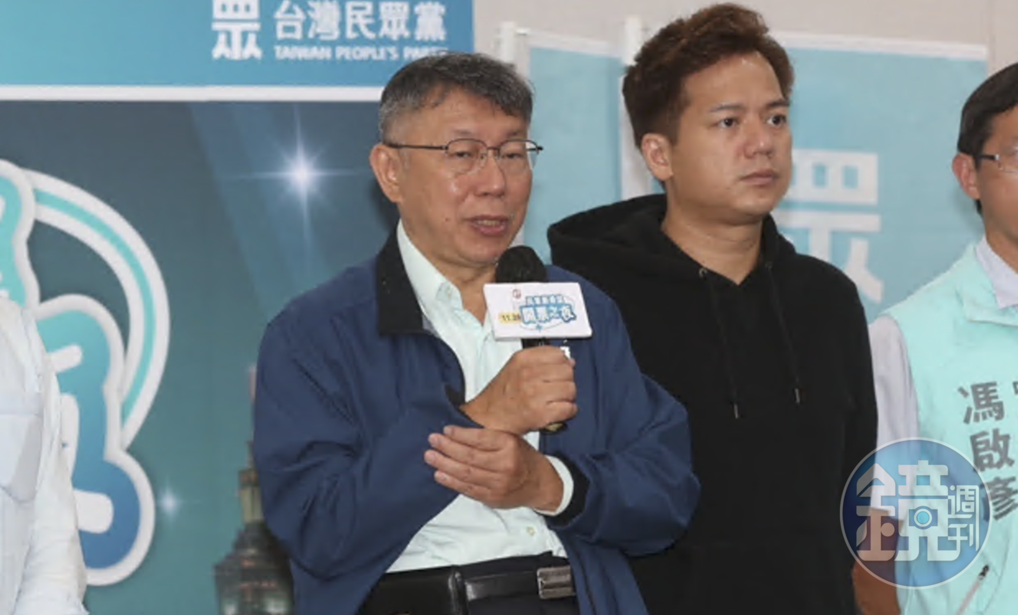 民眾黨主席柯文哲昨發表選後談話。