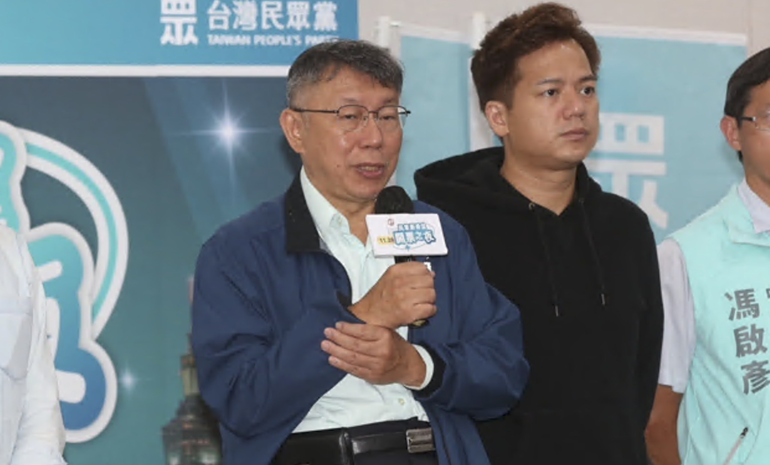 民眾黨主席柯文哲昨發表選後談話。