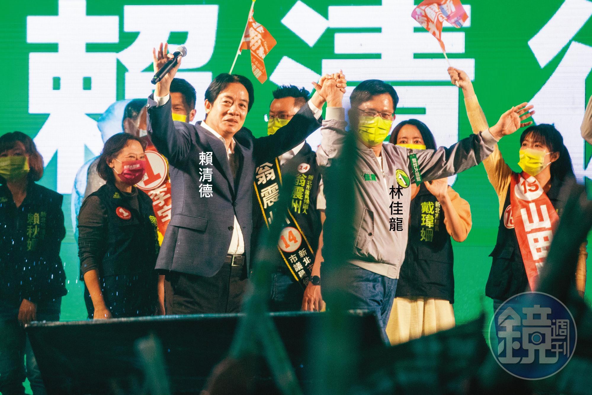 賴清德透過公投、九合一全台輔選累積政治能力,跨派系廣結善緣。