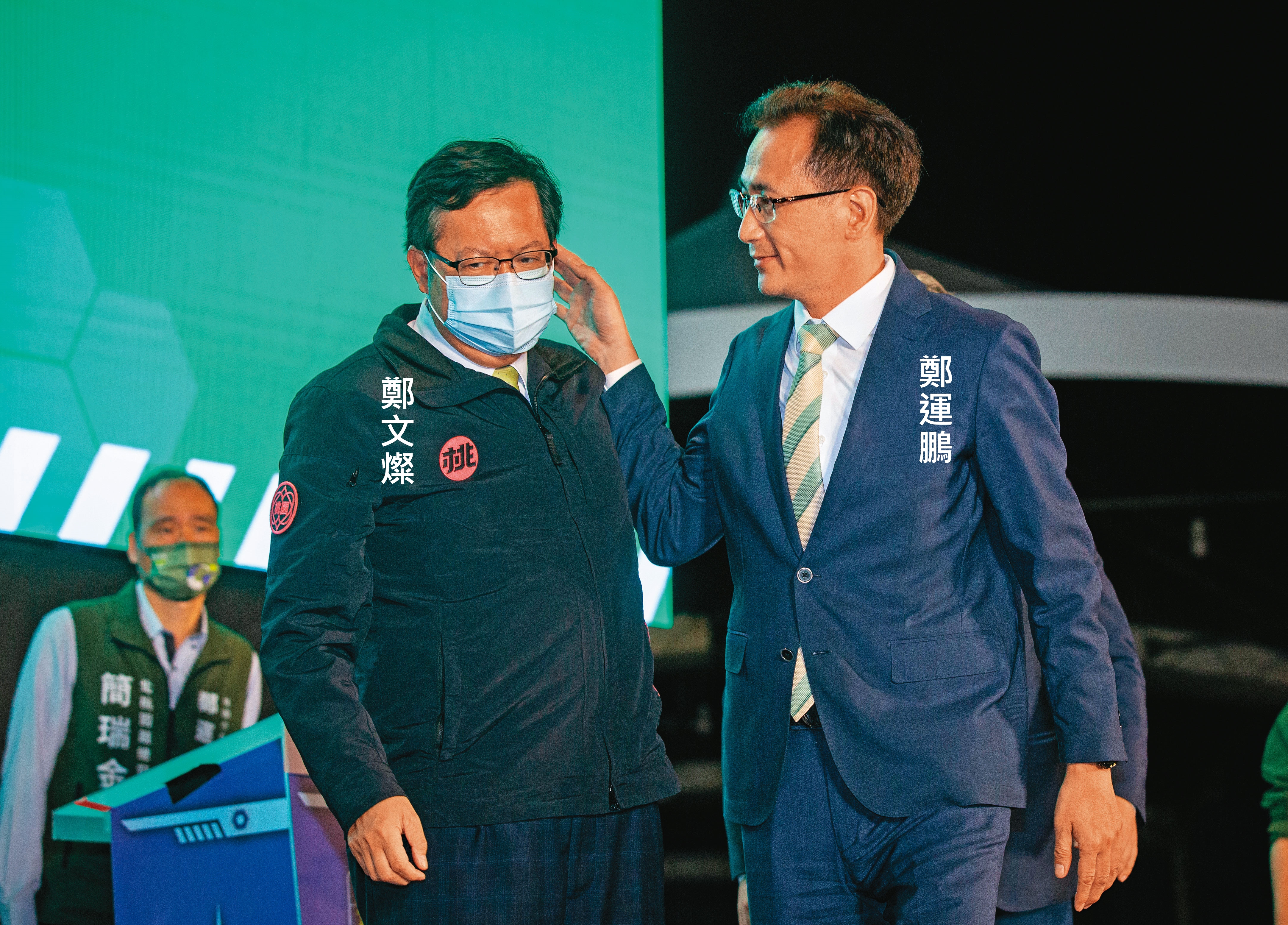 鄭文燦交棒沒成功，但黨內看好其人和，認為未來去路仍廣。