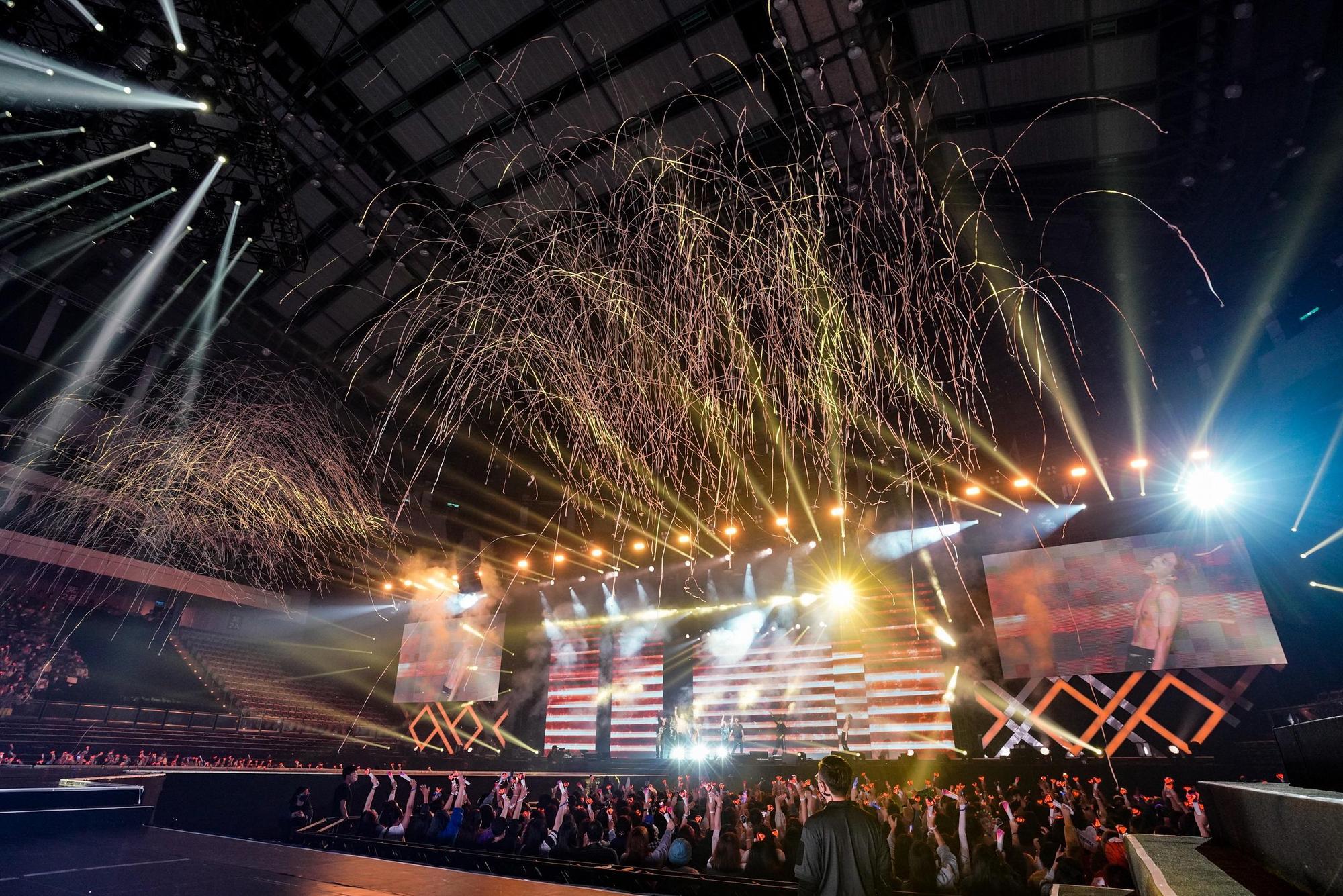 SUPER JUNIOR演唱會吸引一萬名ELF共襄盛舉,場面熱烈。(超級圓頂提供)