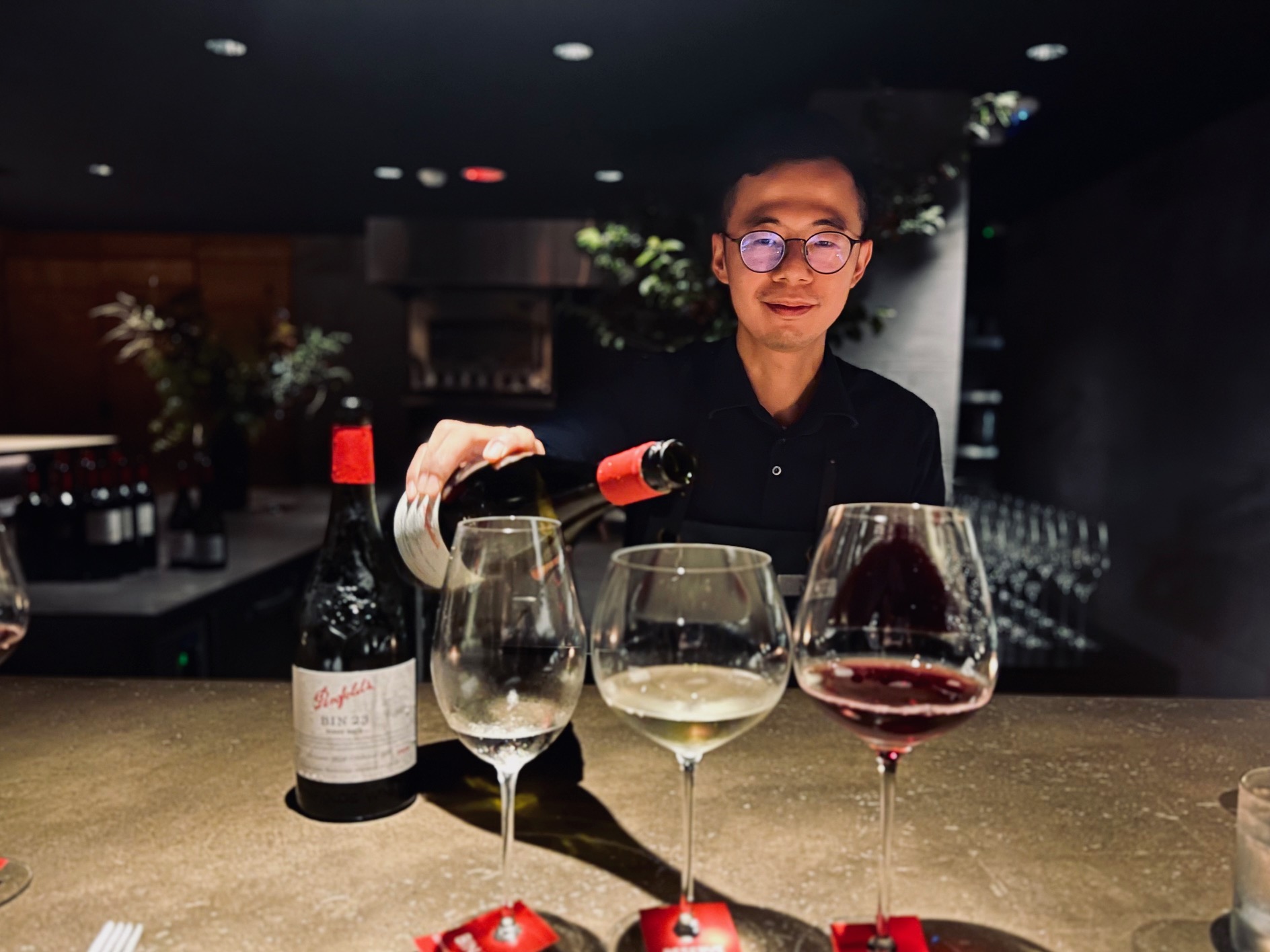 logy冠軍侍酒師盧楷文與奔富合作「Superblends」VIP品飲會。