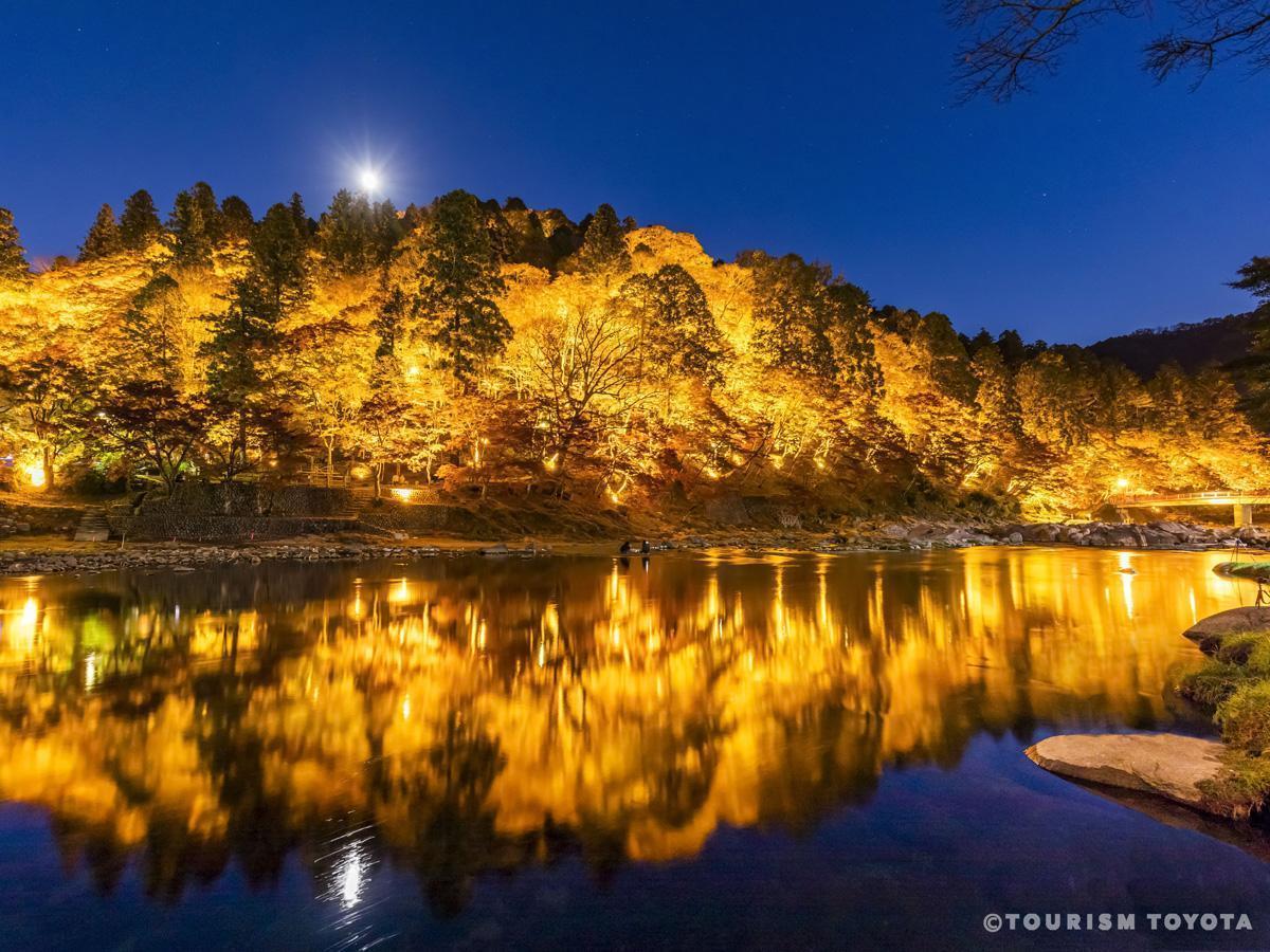 夜晚點燈景象又是另一種風情。(TOURISM TOYOTA提供)