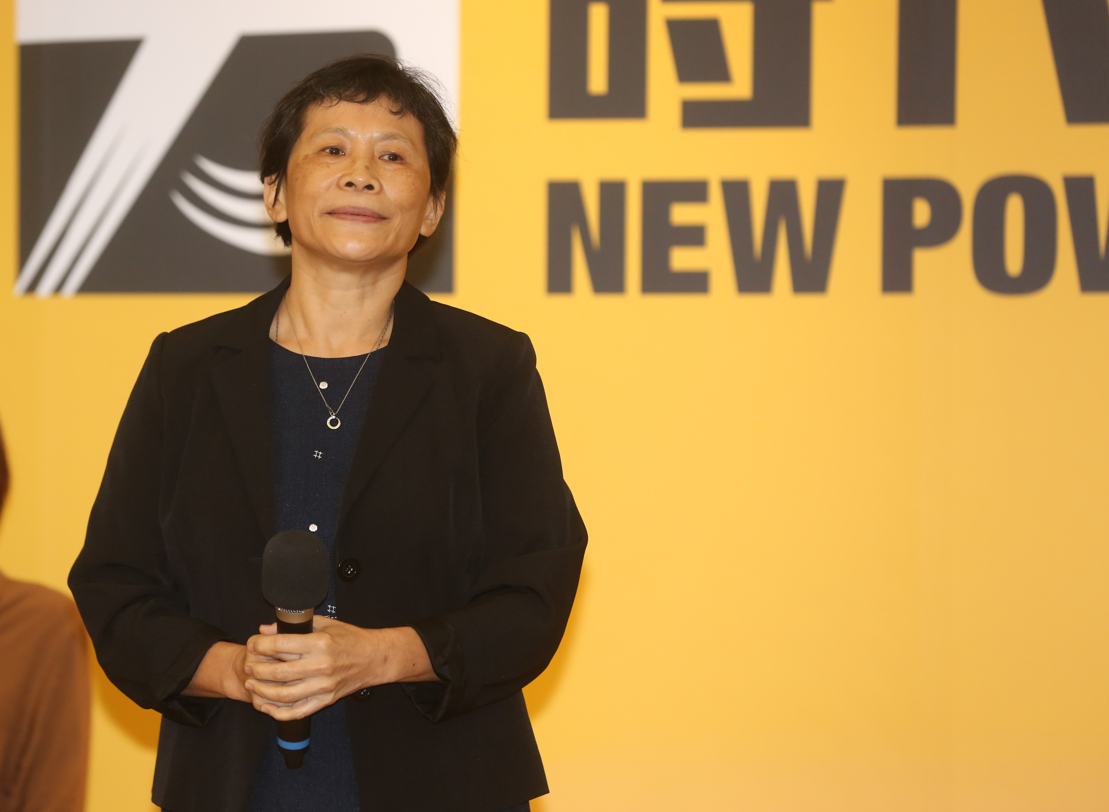 時代力量黨主席陳椒華原先宣布辭去黨主席，不過後接受慰留。（本刊資料照）