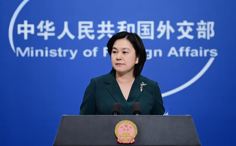 中國外交部發言人華春瑩在白紙革命之際，在推特喊話「團結才能勝利」。（翻攝「中華人民共和國外交部發言人辦公室」臉書）