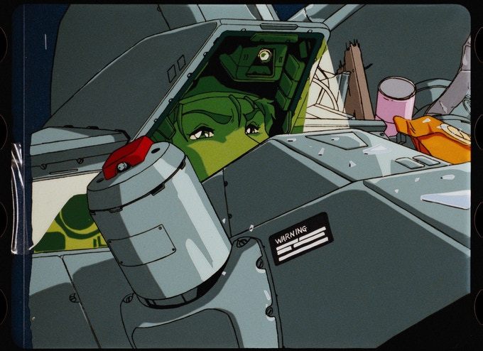 荒牧伸志在1987年首部執導作品《金屬外殼MADOX-01》，是片長45分鐘的OVA動畫。（翻攝自kickstarter）