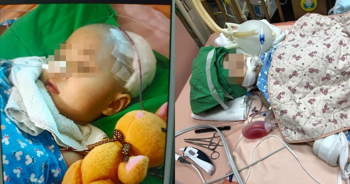 蘇小妹被無照保母虐待到半癱、眼盲。（翻攝自爆料公社）