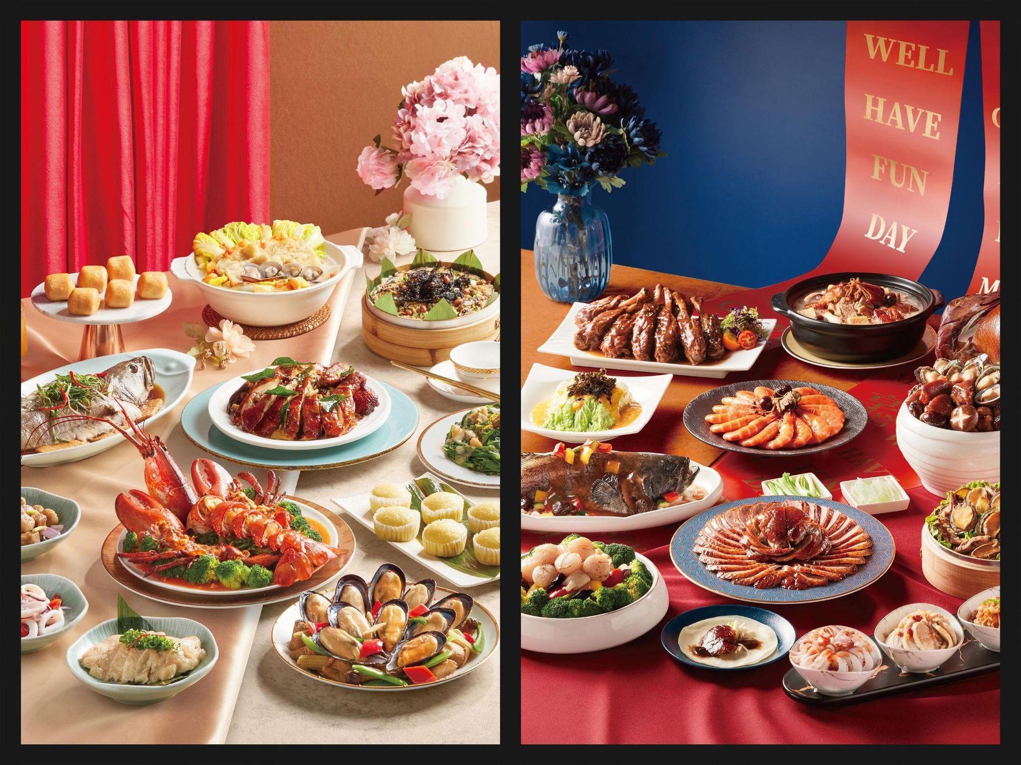 「王品集團」今年集結旗下三大特色中餐品牌推出不同熱年菜組合。(王品集團提供)