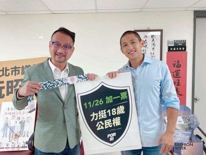 台北市立委補選，吳怡農將代表民進黨再出征！阮昭雄發文證實。（翻自阮昭雄臉書）