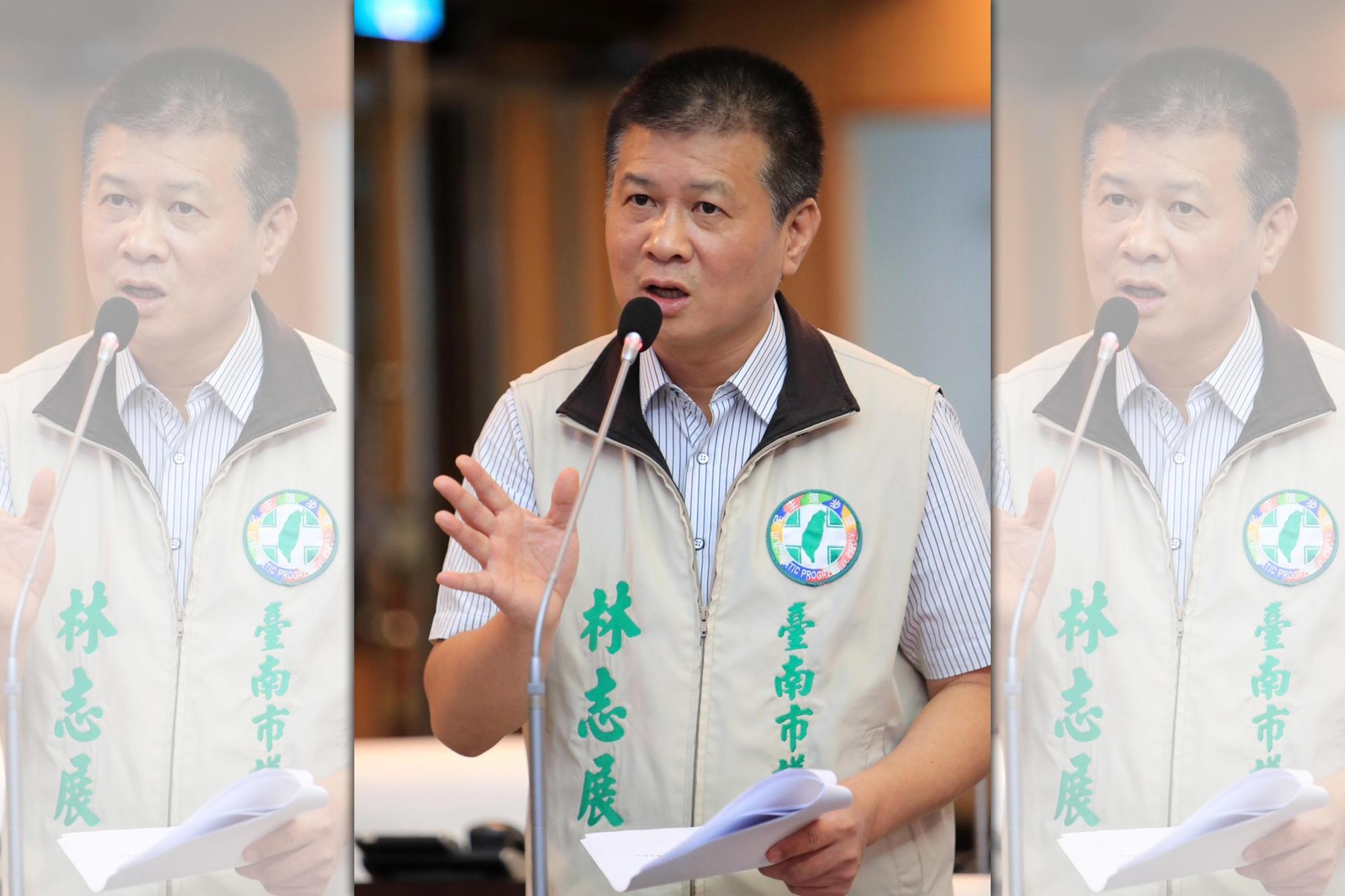 林志展出任台南市議會民進黨團召集人。（林志展服務處提供）