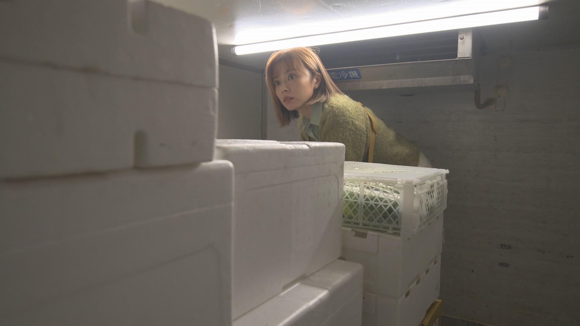 王瞳《市井豪門》被關在冷凍車上,引發幽閉恐懼症。(民視提供)