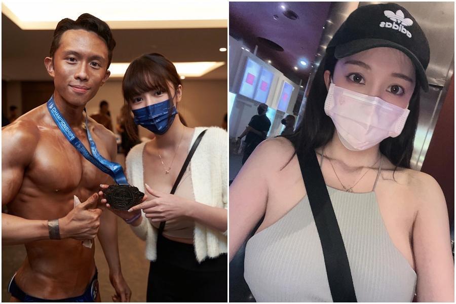 孫安佐女友「麻姬兔」擁有童顏巨乳。(翻攝IG@sun_edward_64、22.maji)