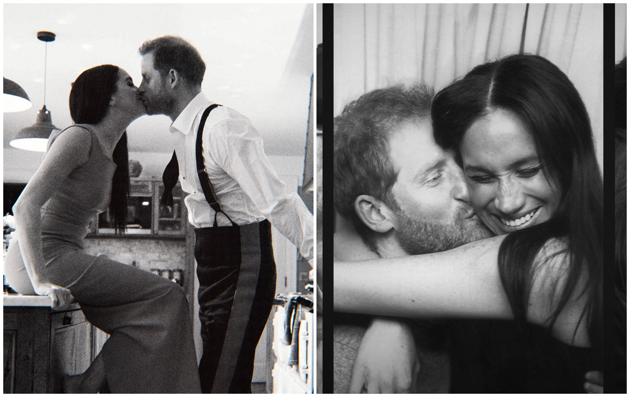 哈利王子與梅根從未見過的私人照片,在紀錄片預告片中曝光。(翻攝Netflix 預告)