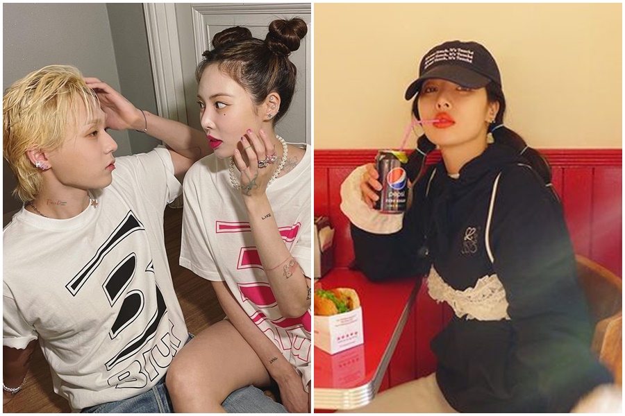 泫雅、Dawn日前拋出分手震撼彈。（翻攝自泫雅IG）