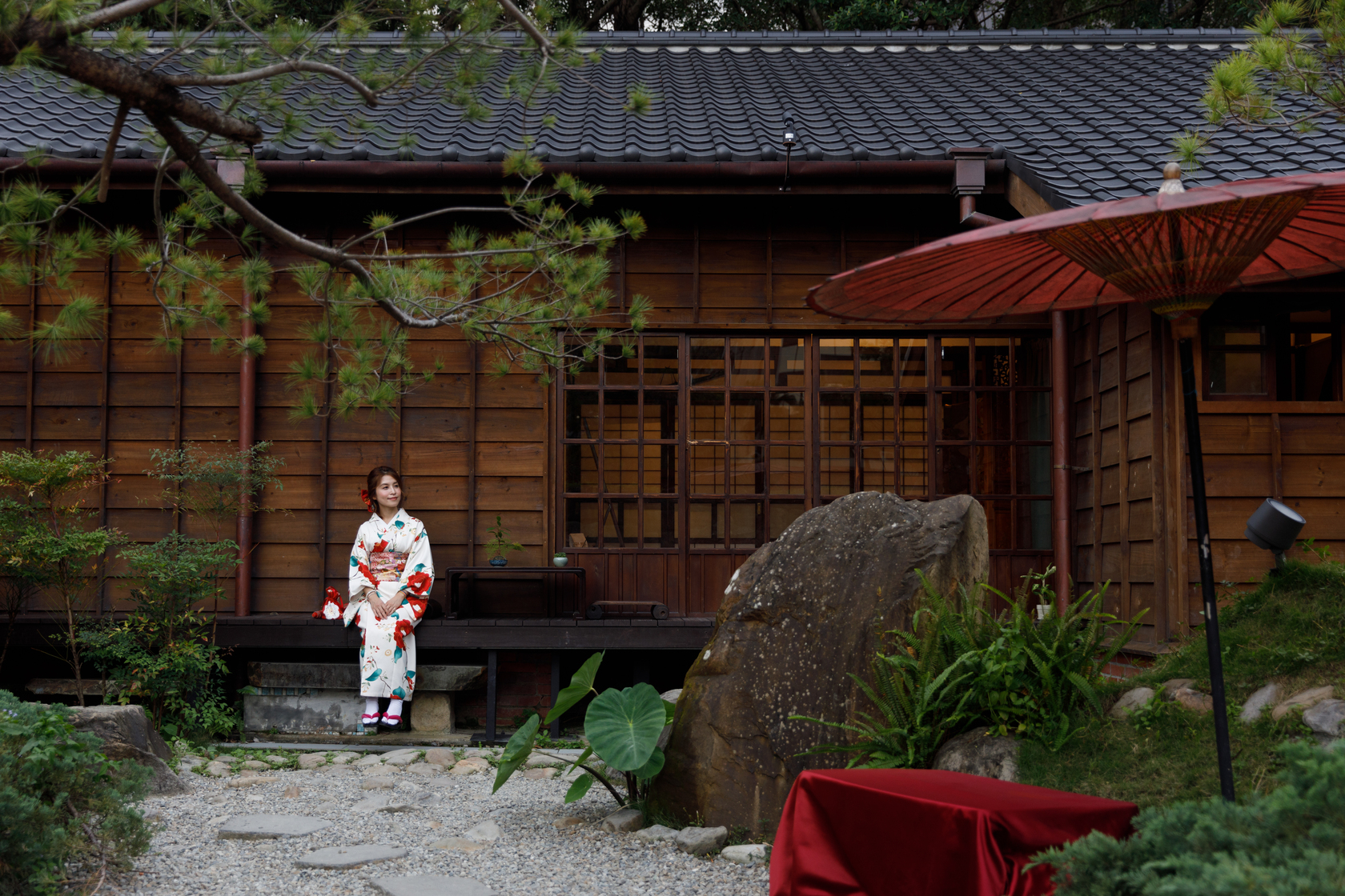 這一天我來到「榕錦時光生活園區」，乘著時光機穿越時空來到日治時期的老台北。