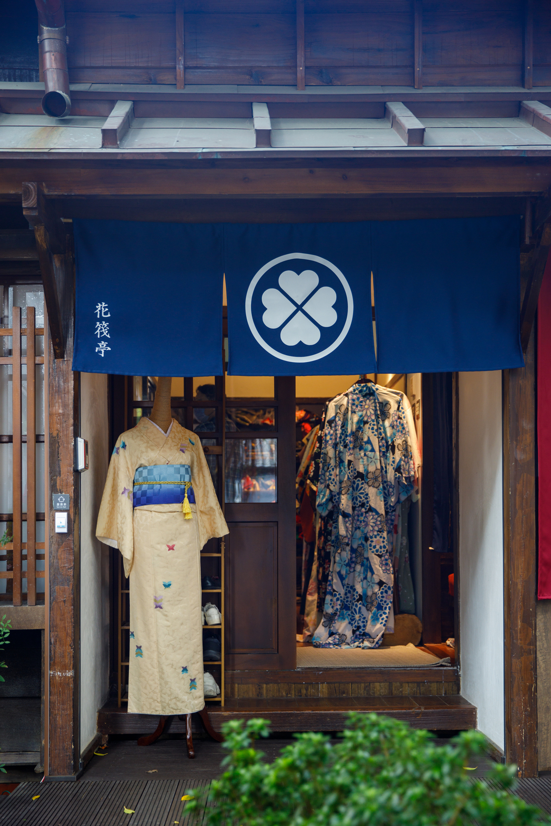 和服體驗近來在榕錦時光生活園區是非常熱門的活動。