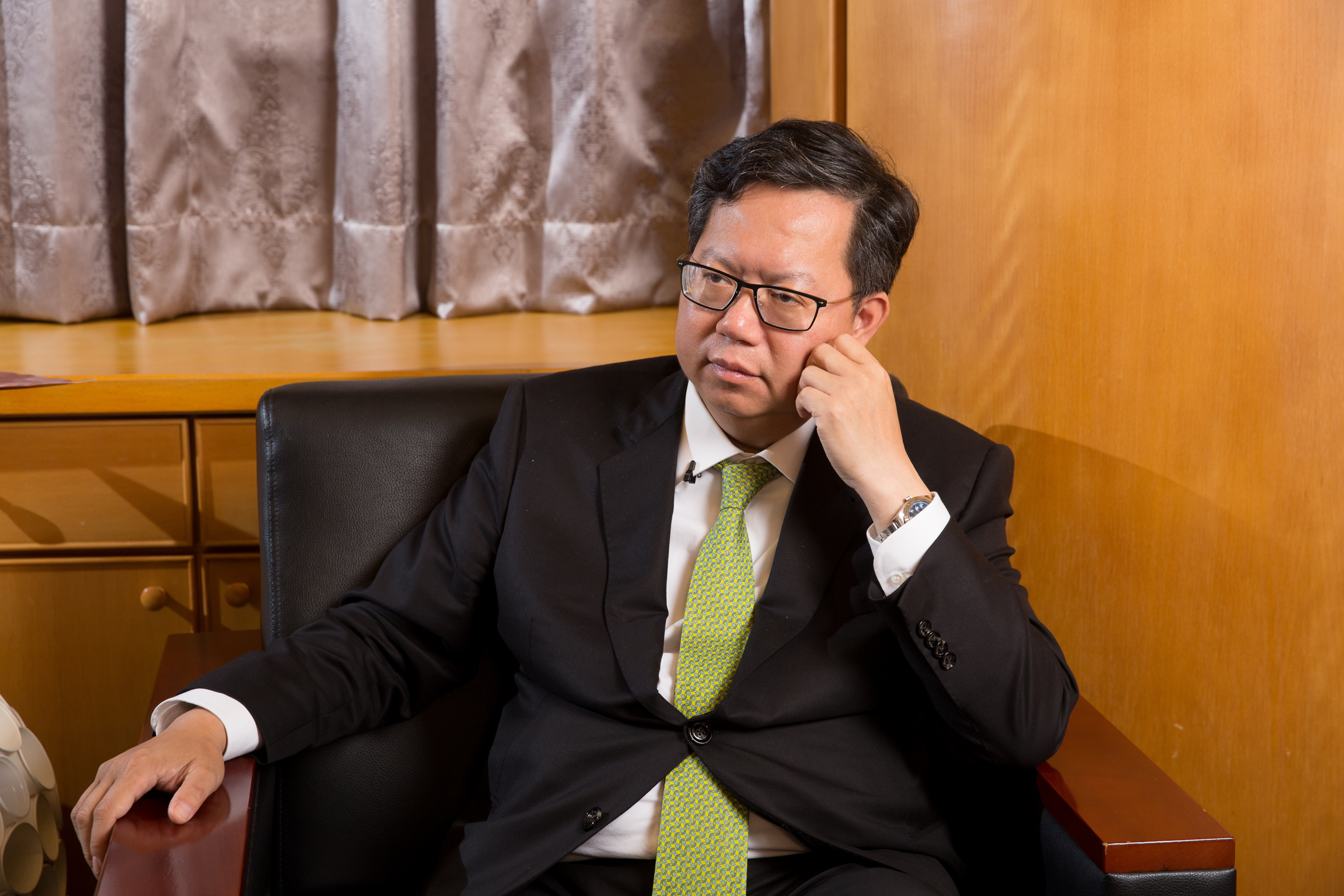 桃園市長鄭文燦台大國發所論文被認定抄襲，稍早發出5點聲明回應。（本刊資料照）