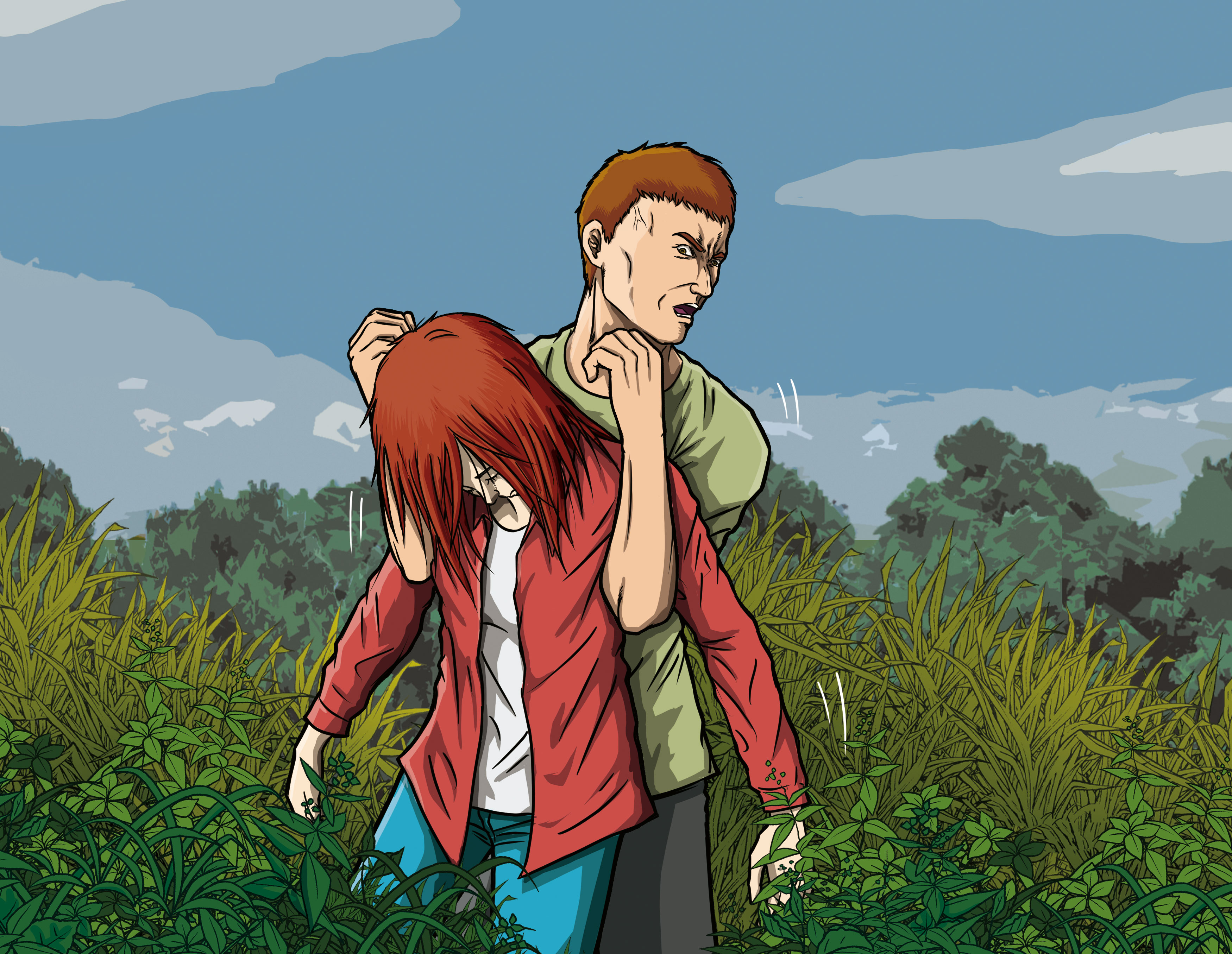 陳瑞祥勒斃魏女後，將屍體移置草叢焚屍，最後因現場的鬼針草俯首認罪。