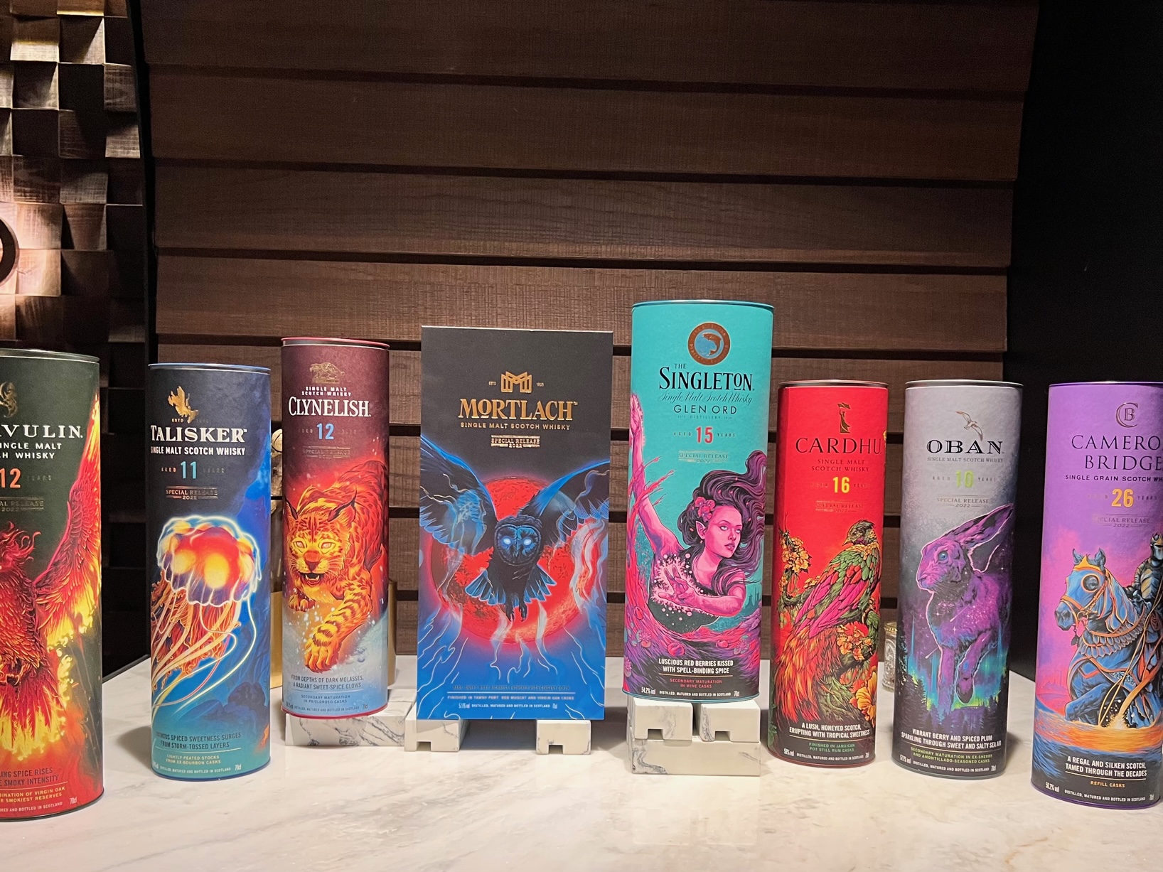 帝亞吉歐每年從旗下29家的酒廠當中，挑選出最具有特色及最高品質的酒廠推出「Special Releases年度限量臻選系列」。