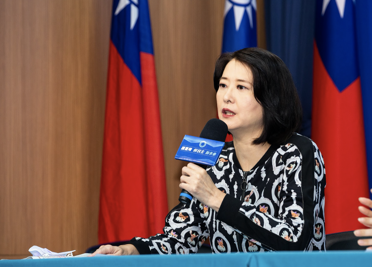 國民黨台北市議員王鴻薇表示，不知道事情過程，是看到秦慧珠的臉書才知道。（資料照）