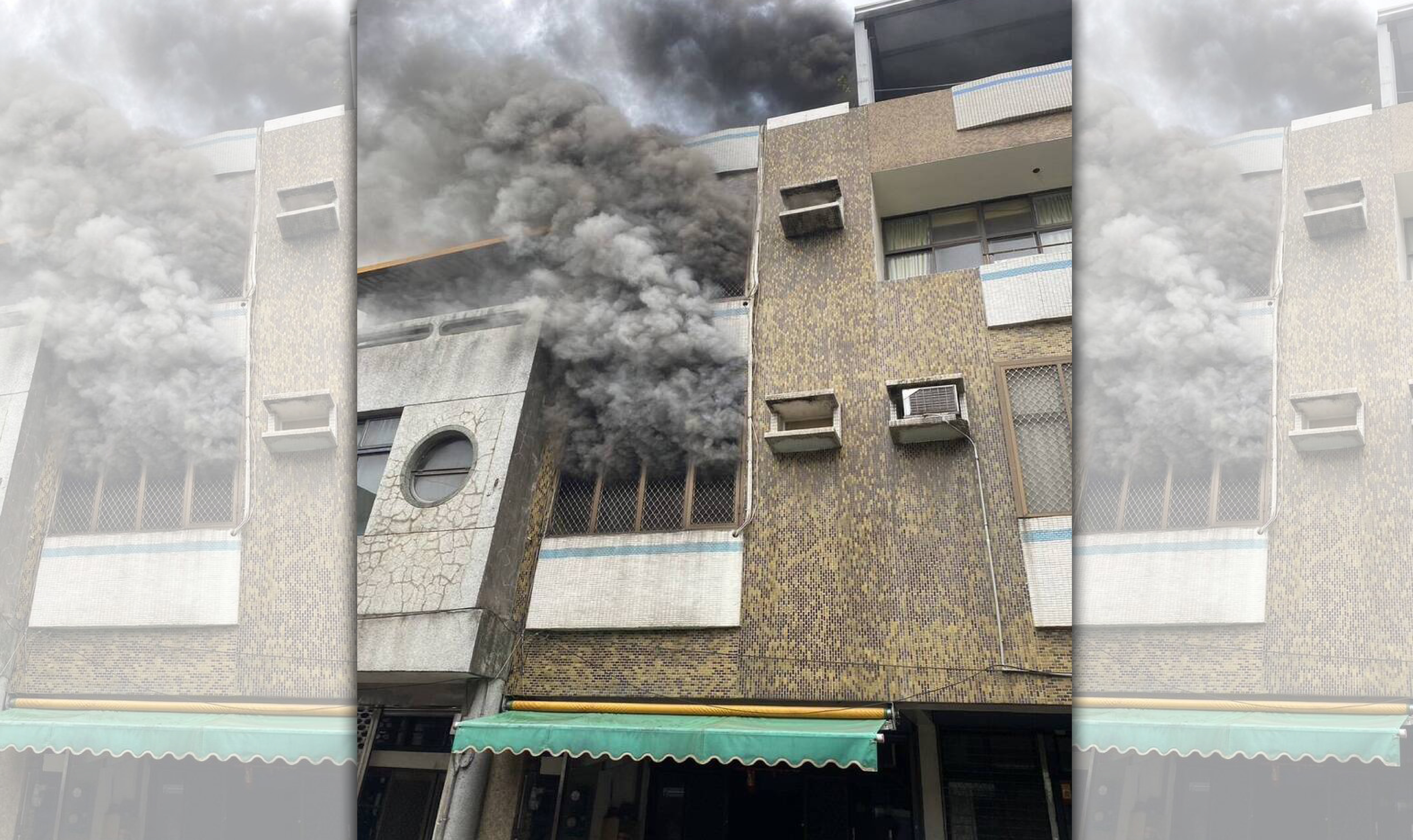 昨天下午，苗栗縣銅鑼鄉永樂路一戶透天厝發生火警，三名分別10、11、15歲的姊弟三人疑吸入過多濃煙，送醫不治。（消防局提供）