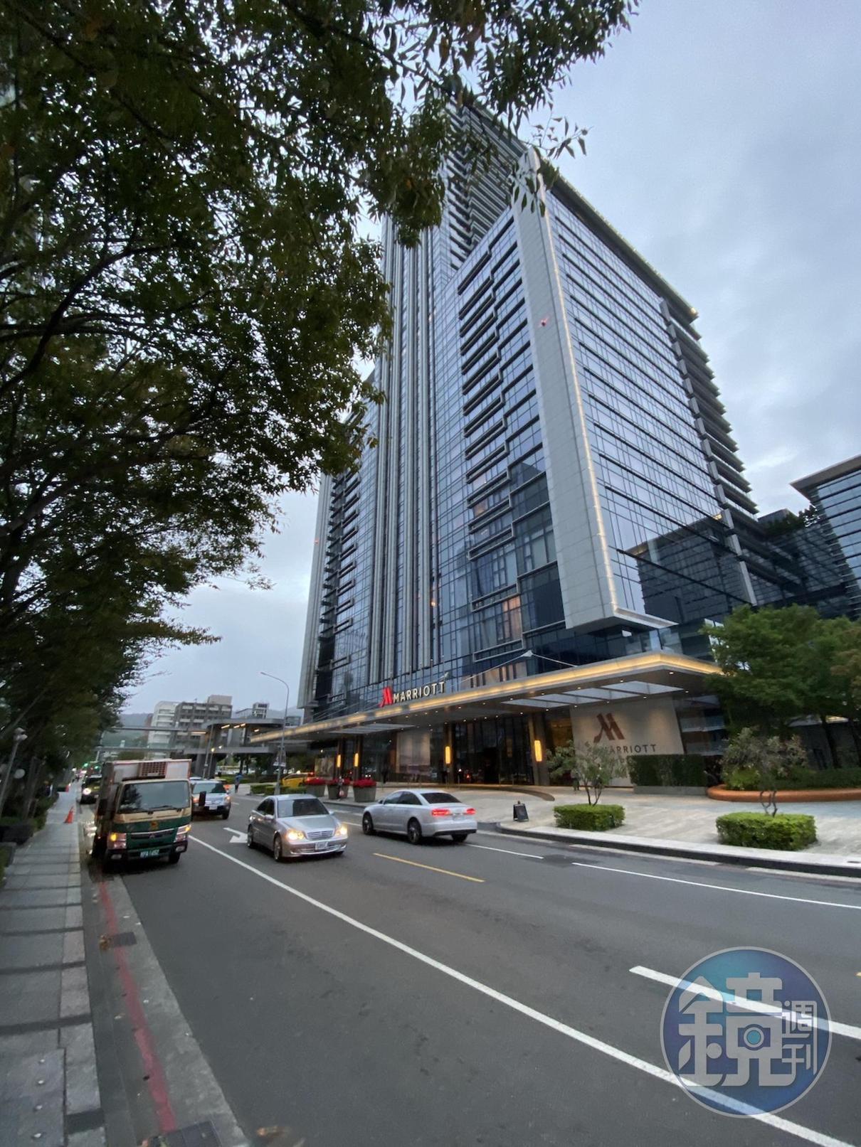 台北鳥喜新家座落於台北萬豪酒店中城廣場。