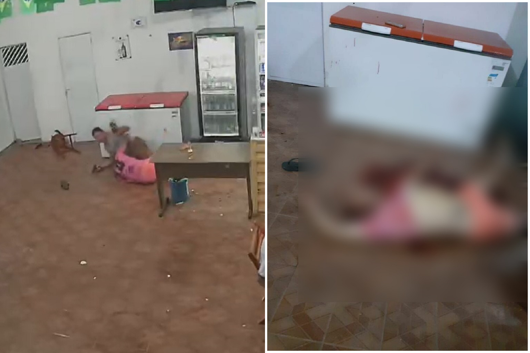 影片慎入！足球守門員被「射到爆頭」慘死，聚餐起衝突遭開槍濺血。（翻自portaldozacarias.com.br）