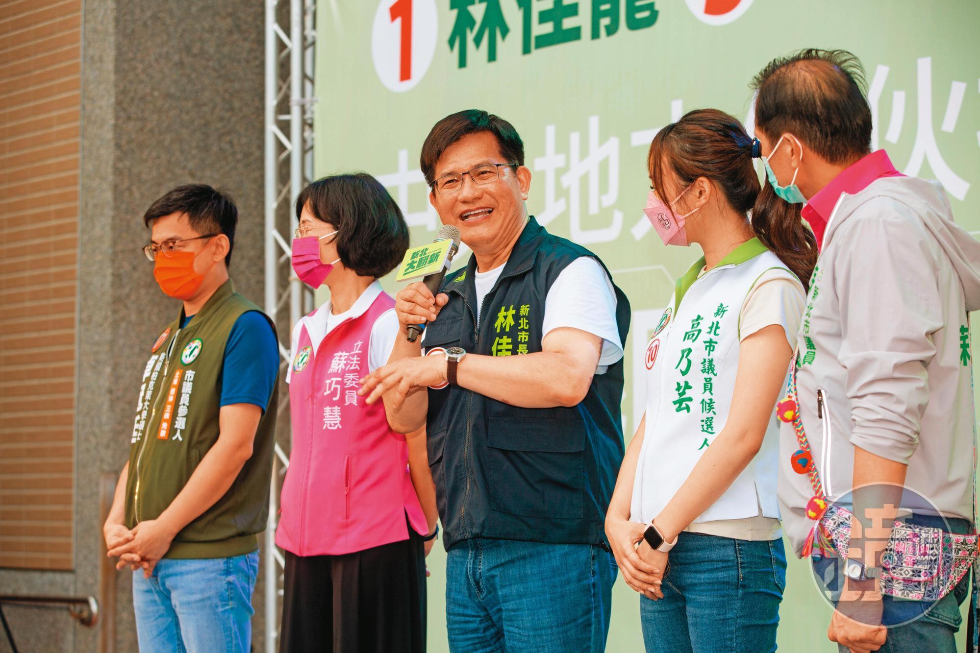 民進黨選後有意讓中生代接班，林佳龍是被點名的人選之一。 