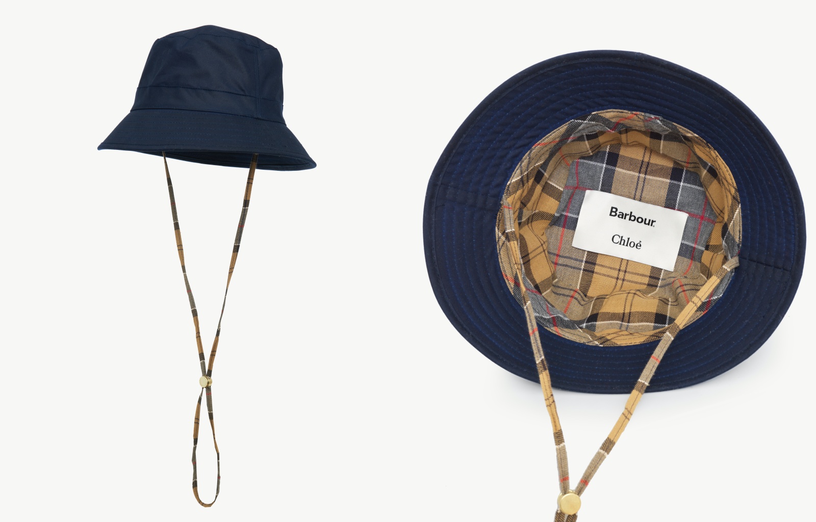 Barbour x Chloé聯名漁夫帽。NT$14,300(Chloé提供)