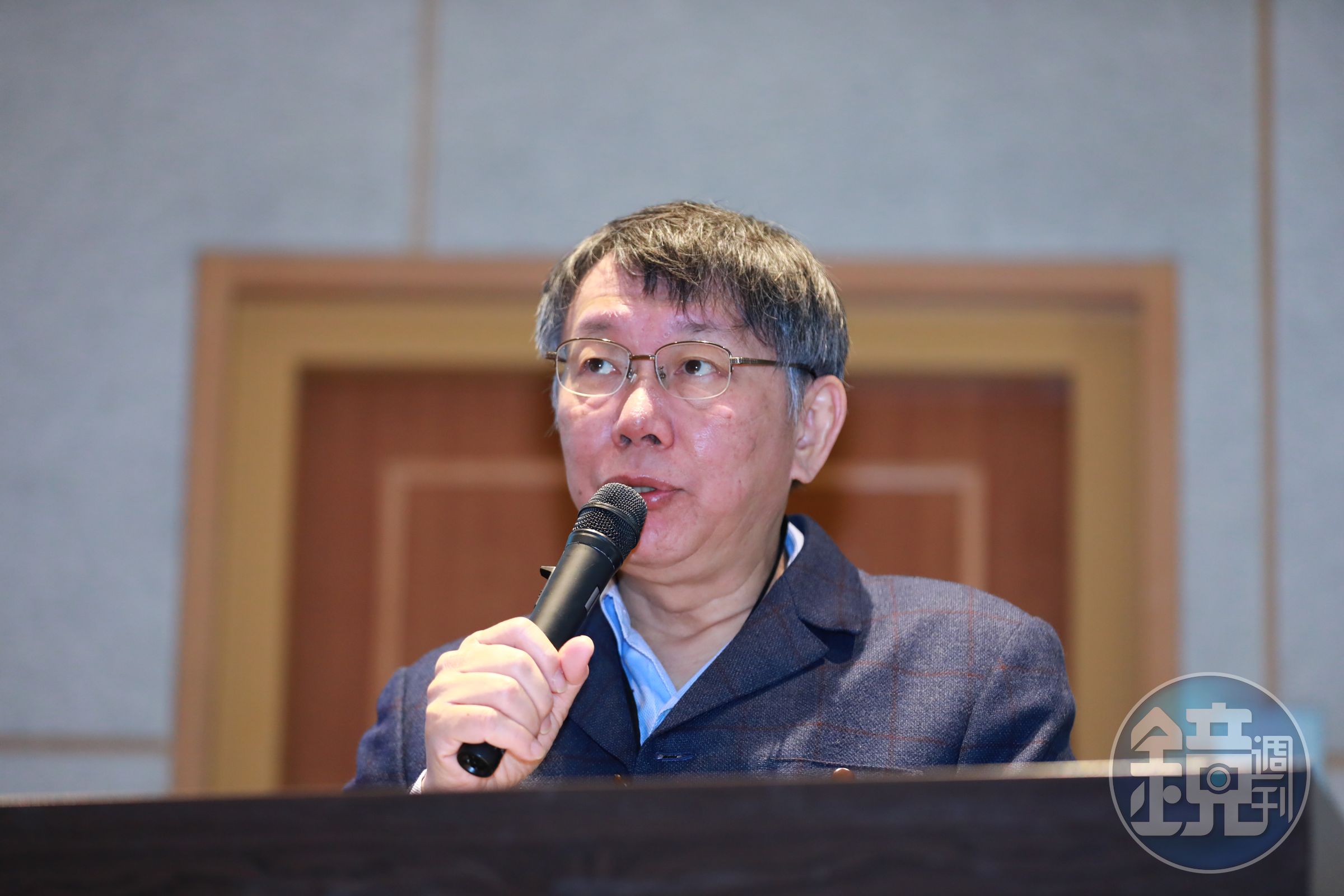 對於卓冠廷的爆料，柯文哲揚言提告。（本刊資料照）