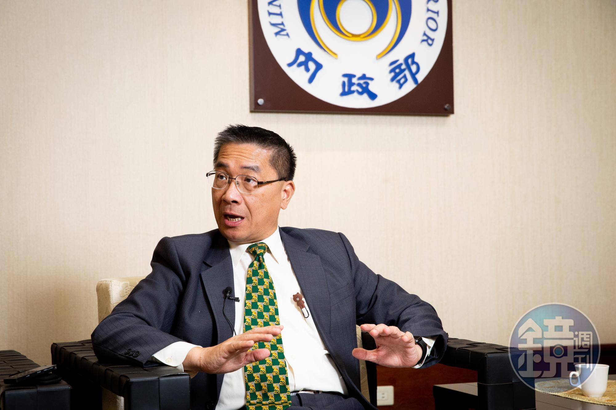 徐國勇(圖)請辭內政部長獲准,原部長職務由花敬群政務次長代理。(本刊資料照)