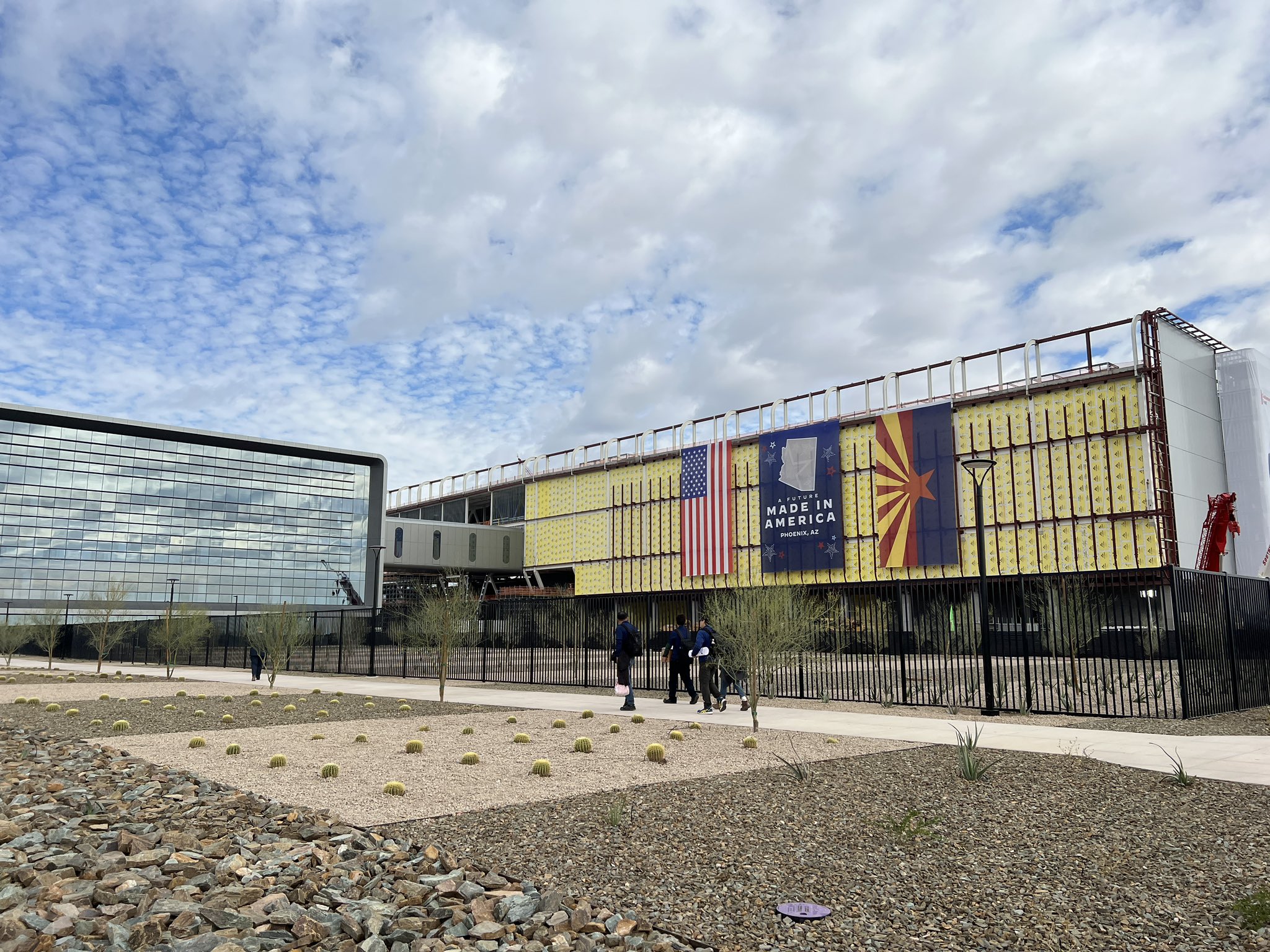 台積電亞利桑那州廠預計投資金額達400億美元。（翻攝自推特）