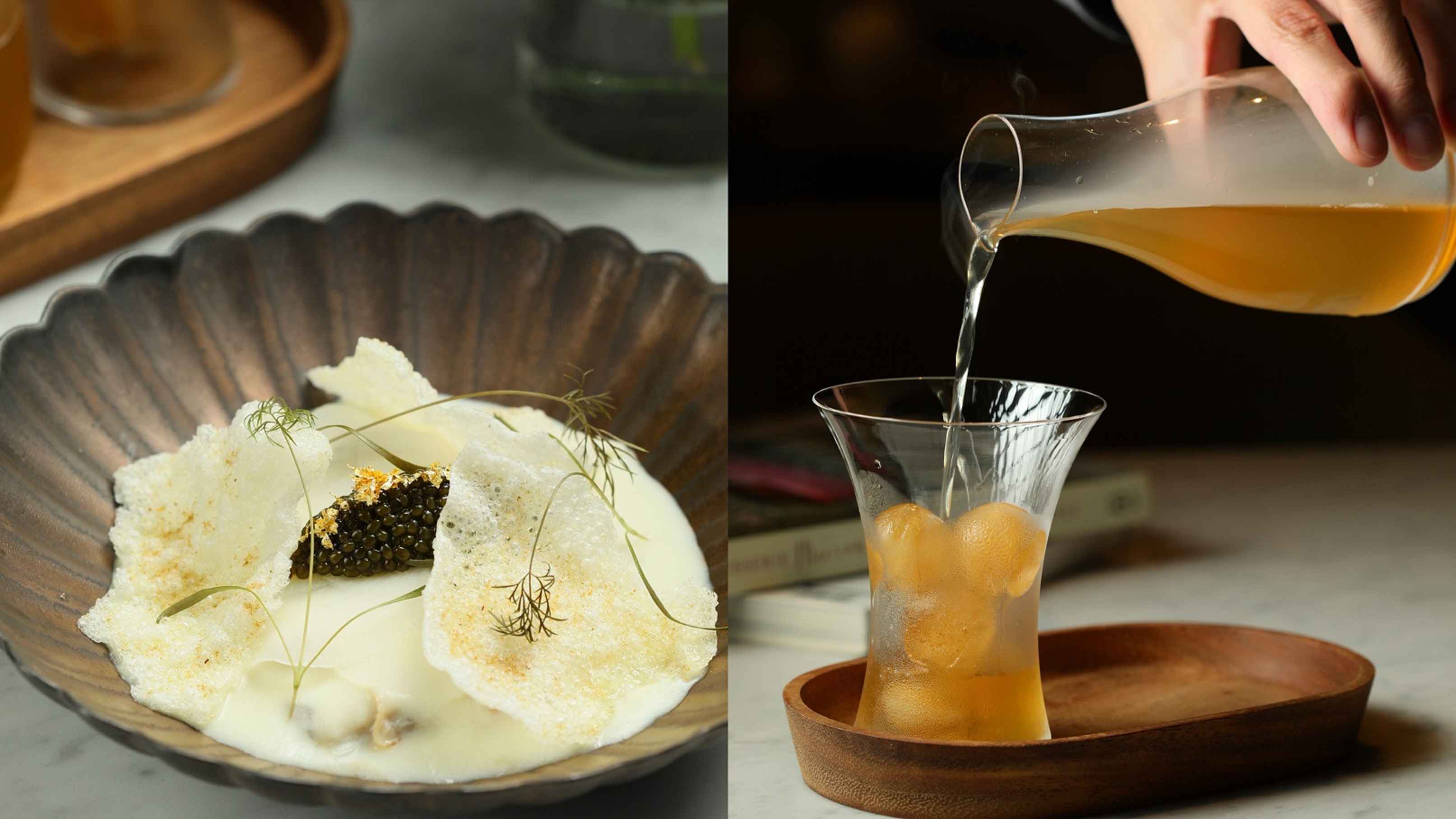 「le beaujour芃卓法式餐廳」請來名廚陳嵐舒當廚藝顧問，打造兼容茶與法菜的餐飲空間。