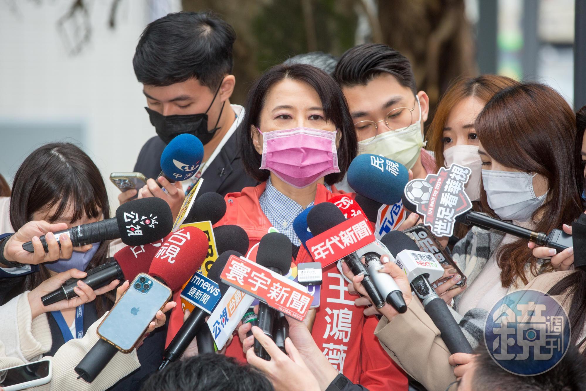 王鴻薇助理在辦公室接到恐嚇電話,警方今晚已火速查獲涉案嫌犯。(本刊資料照)