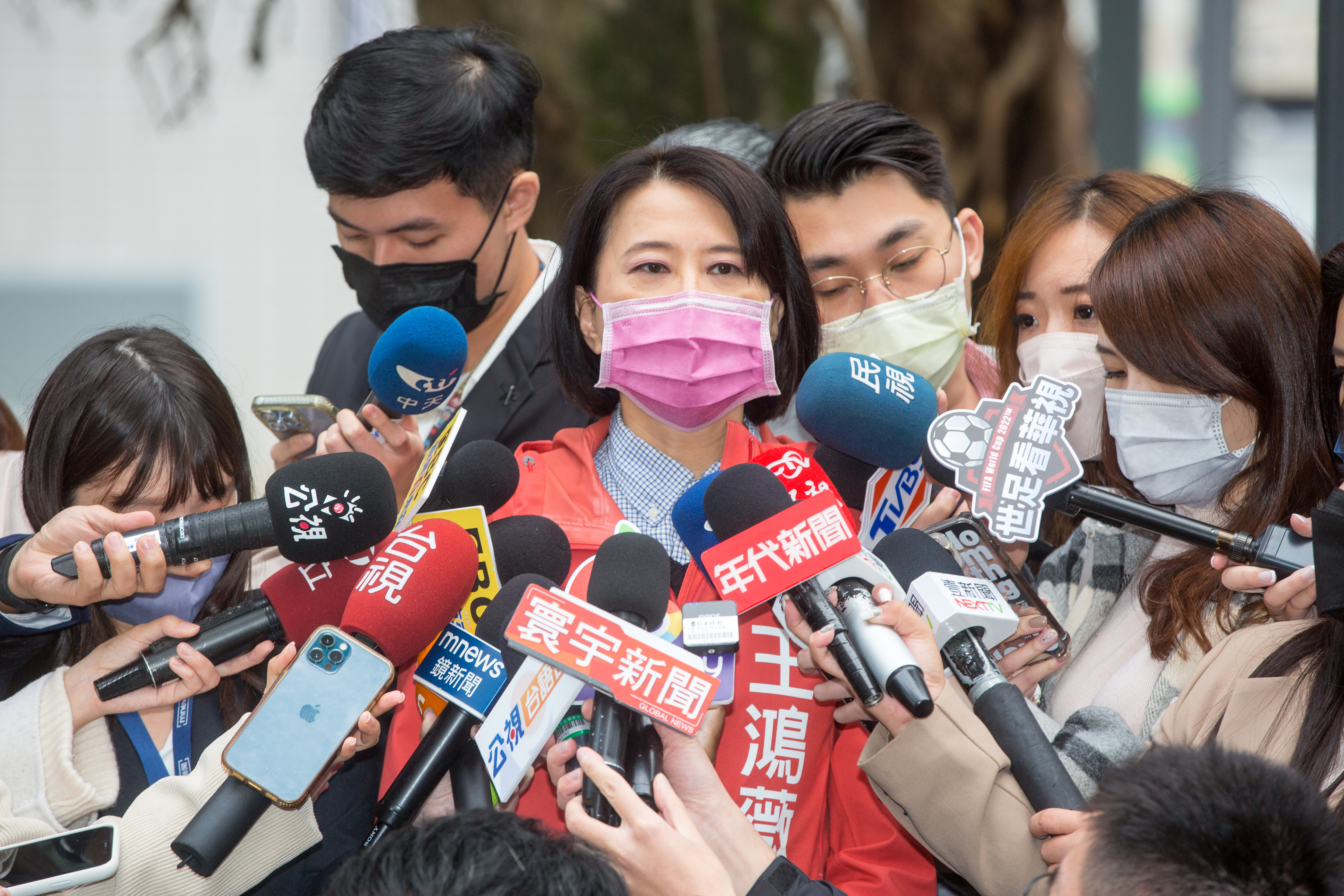 王鴻薇助理在辦公室接到恐嚇電話，警方今晚已火速查獲涉案嫌犯。（本刊資料照）