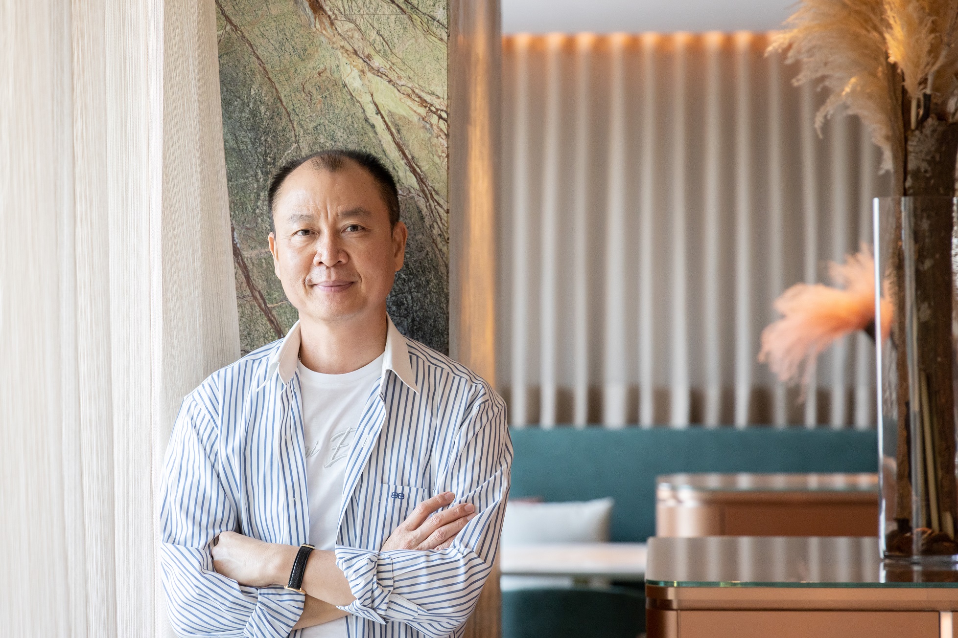 御盟集團邵永添董事長從建設跨足旅宿、餐飲到當代美術館，對藝術推廣不遺餘力。