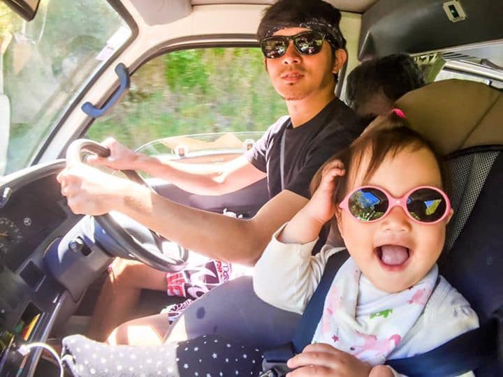 宥勝幾年前也曾帶小孩到澳洲自駕旅行。（翻攝宥勝臉書）