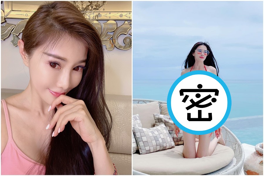 吳玟萱剛過50歲生日，大方在臉書曬出多張比基尼福利照。（翻攝自吳玟萱臉書）