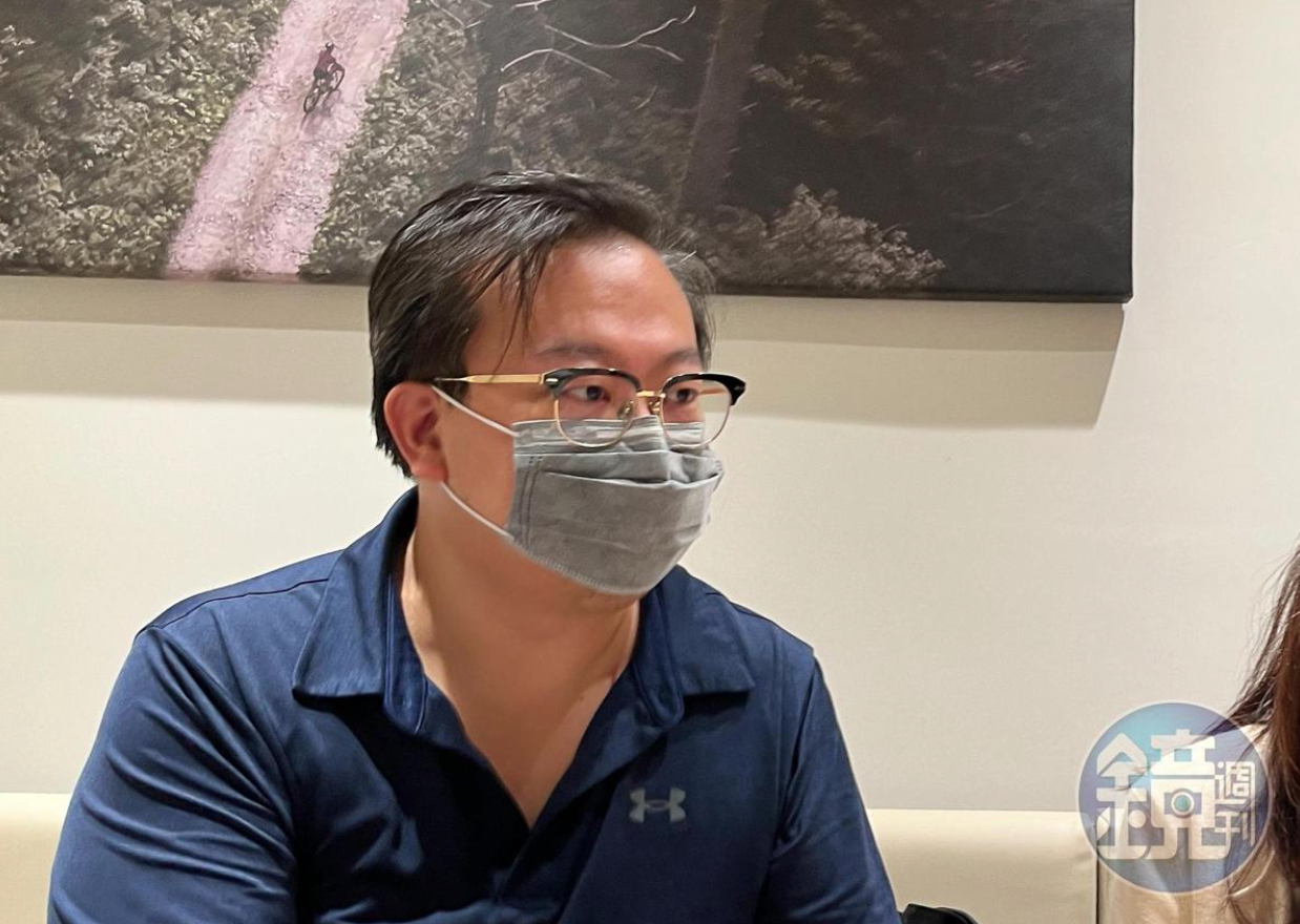 飯店大亨許文通之子、隆銘公司大股東許偉良,親身控訴該公司董座許鑒隆擺爛不作為,侵害股東權益。(本刊資料照)