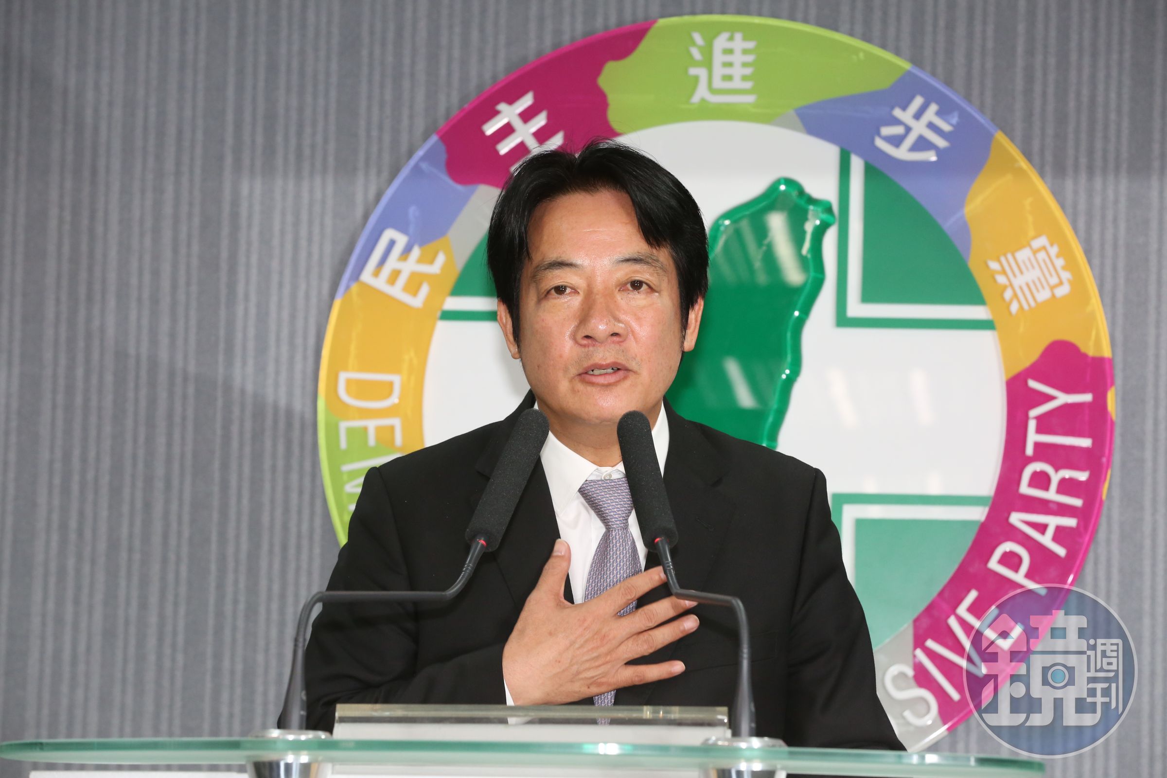 副總統賴清宣布參與黨主席補選，下週就會前往登記。