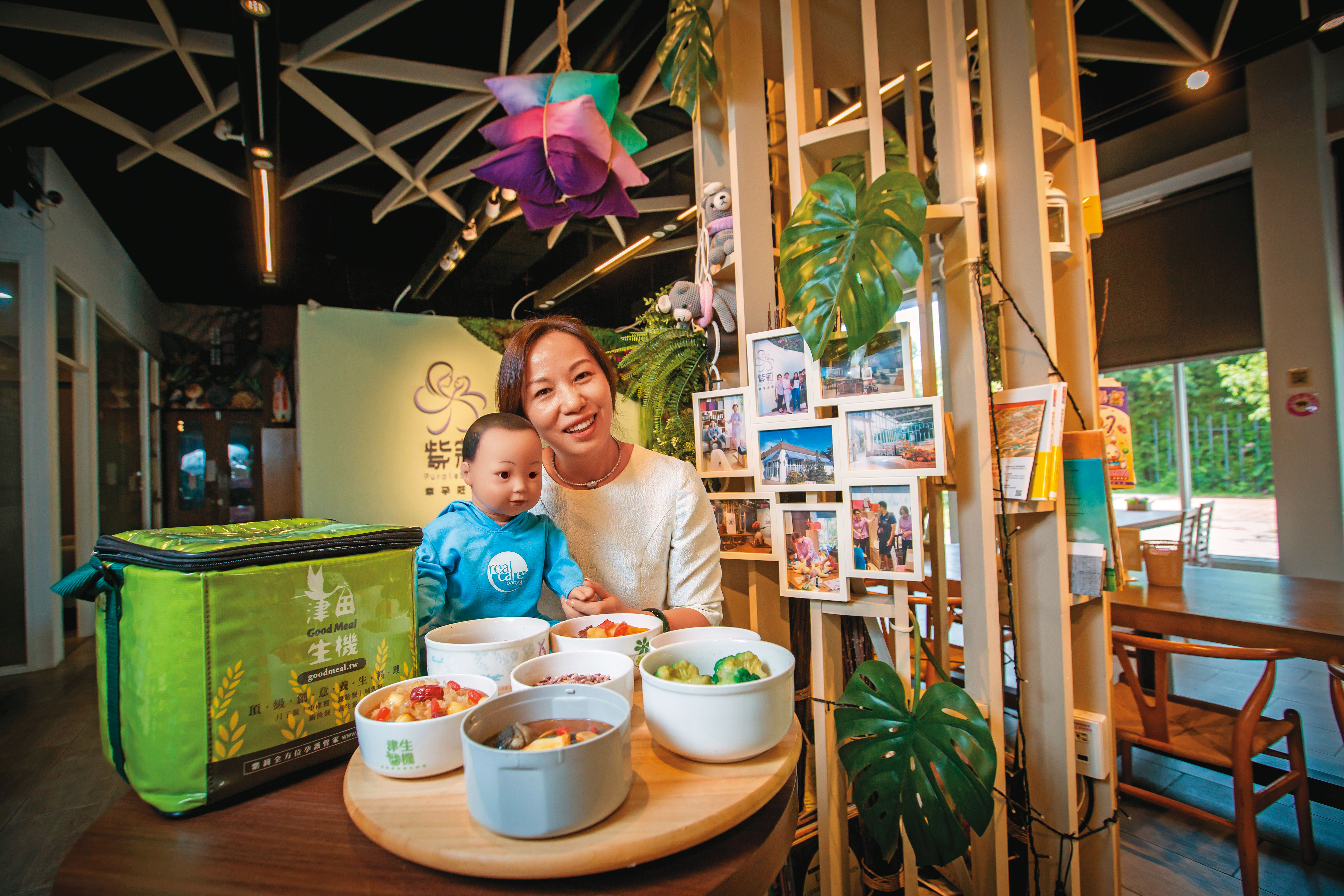 黃騏曼以60萬元創業，擅長觀察客人需求，推出最貴月子餐，在市場殺出血路。