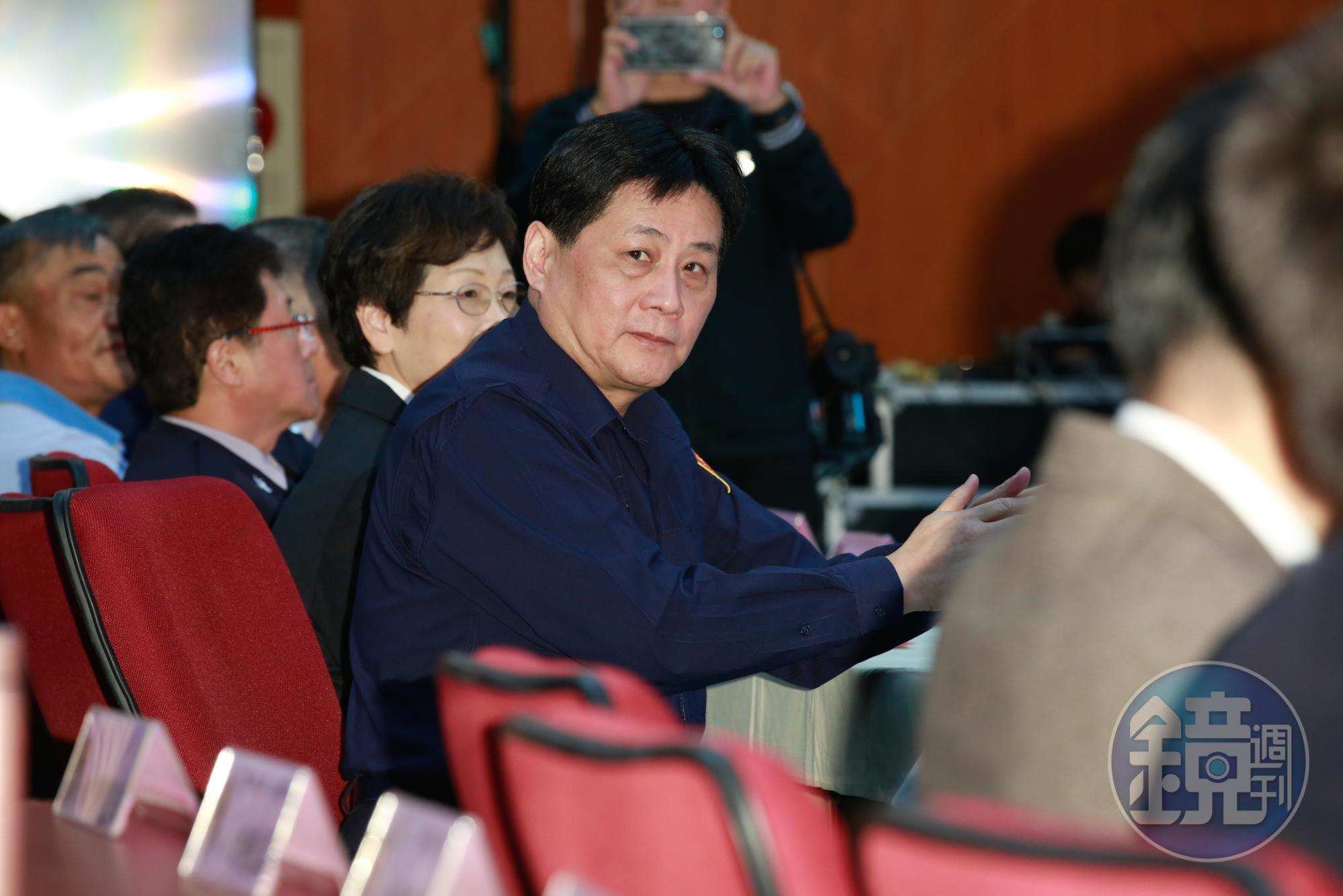 陳檡文因違反「警察人員與特定對象接觸交往規定」相關規定，內政部對其記一次小過處分。（本刊資料照）