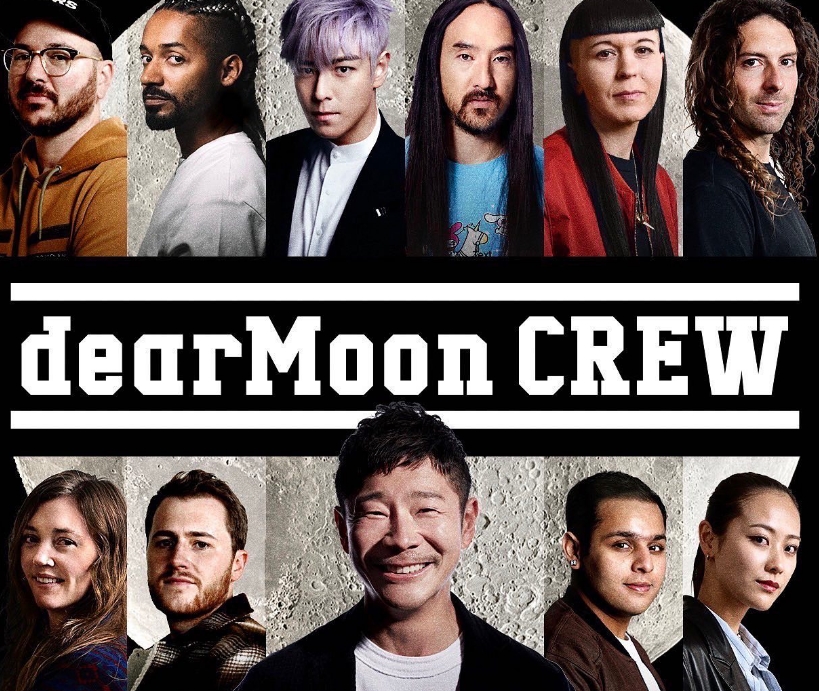 日本億萬富翁前澤友作計畫明年進行太空之旅，近日公布與他一起上月球的8人名單，以及兩名候補。（翻攝前澤友作IG）